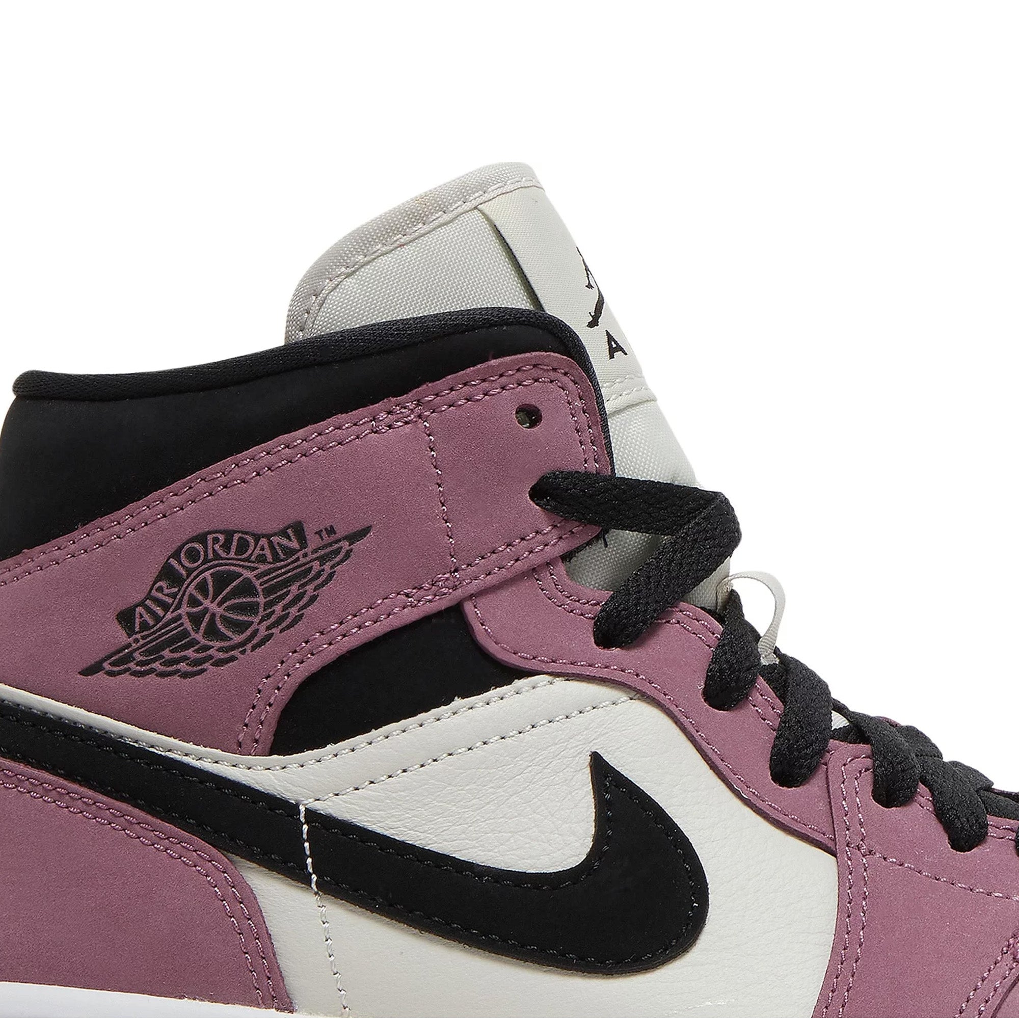 Air Jordan 1 Mid SE 'Light Mulberry' Women's Basketball Shoes (2022) - Stylish Sneakers for Casual Wear, Gym & Street Fashion