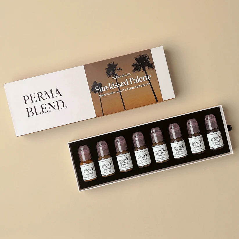 Perma Blend Sun Kissed Palette - 8 Color Eyeshadow Set for Natural & Glam Makeup Looks | Perfect for Daytime & Evening Wear