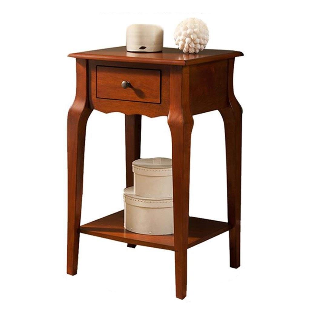 Modern Wooden Coffee Table with Storage - Sofa Side Table, Console Table for Living Room - 42.5x37.5x71cm - Home Decor & Gift Idea - Perfect for Small Spaces, Apartments & Cozy Corners