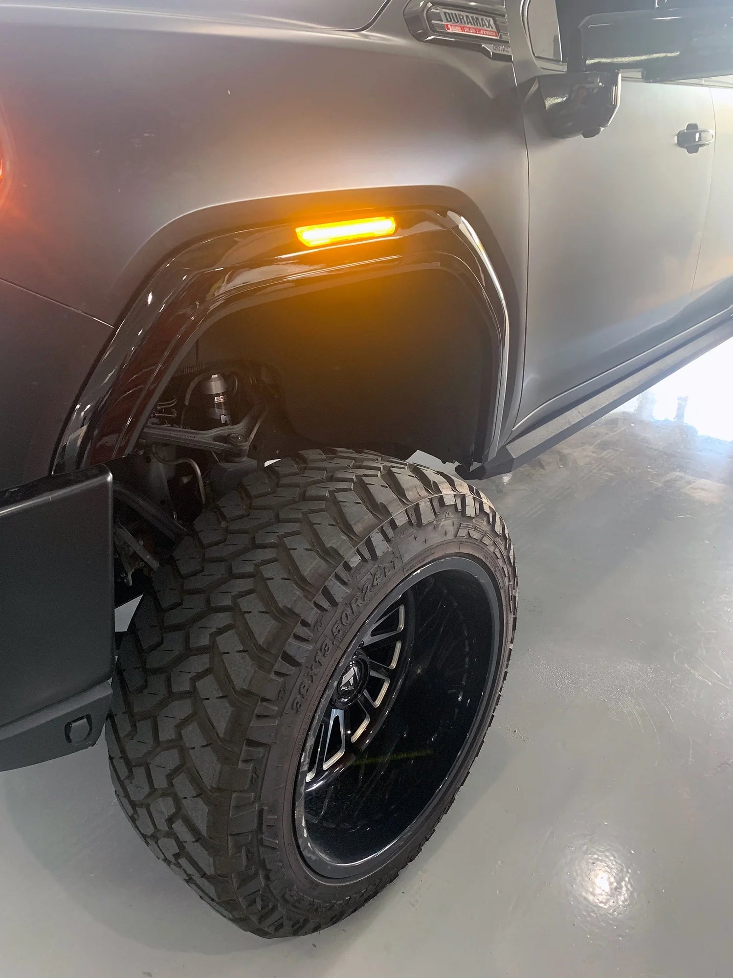 2020-2024 GMC Sierra HD LED Smoked Fender Lights - Set of 4 - Durable & Stylish Upgrade for Off-Road & Night Driving