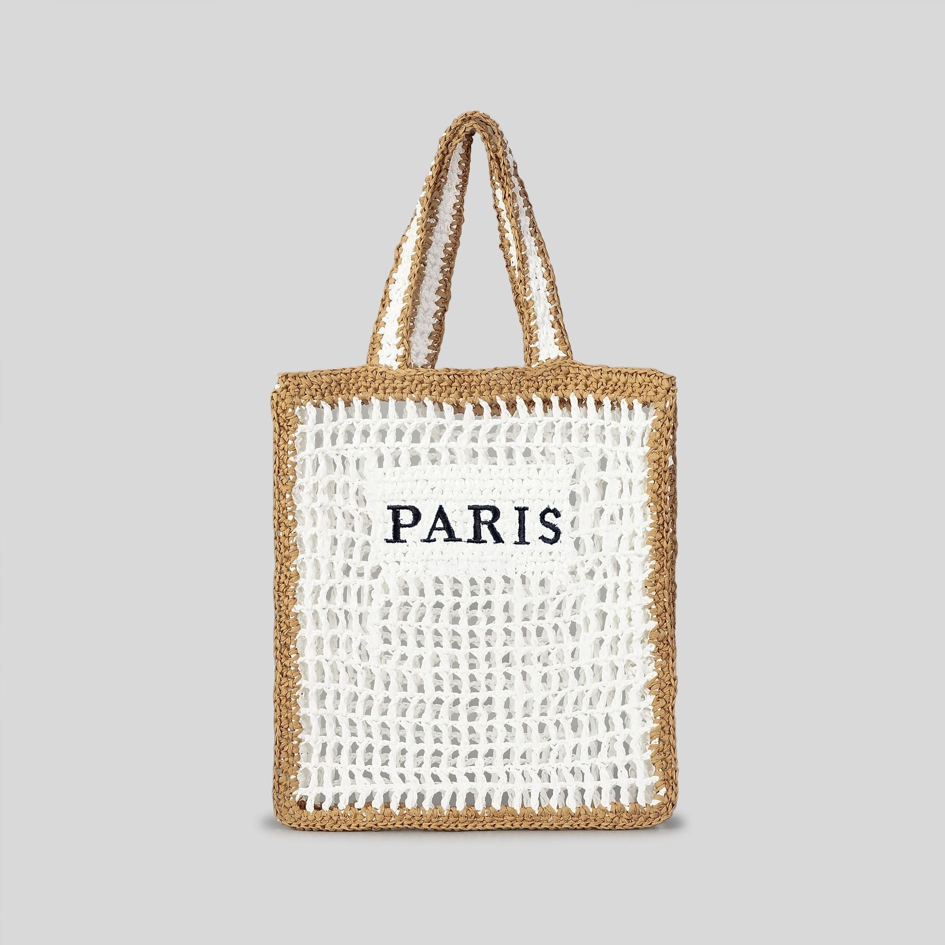 Stylish Women's Striped Straw Handbags - Trendy Summer Beach Tote for Vacation, Shopping & Outdoor Activities
