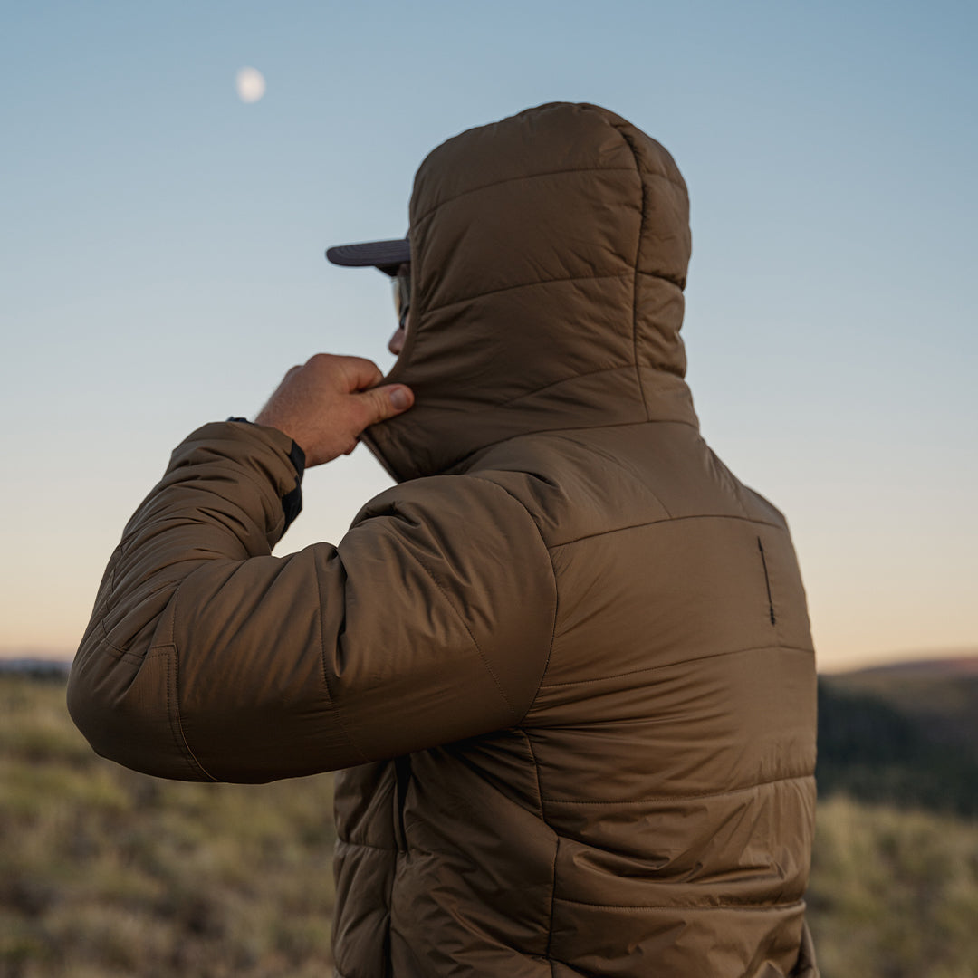 Men's Lightweight Tundra Jacket - Coyote Brown Color - Waterproof & Windproof Outdoor Jacket for Hiking, Camping & Winter Activities