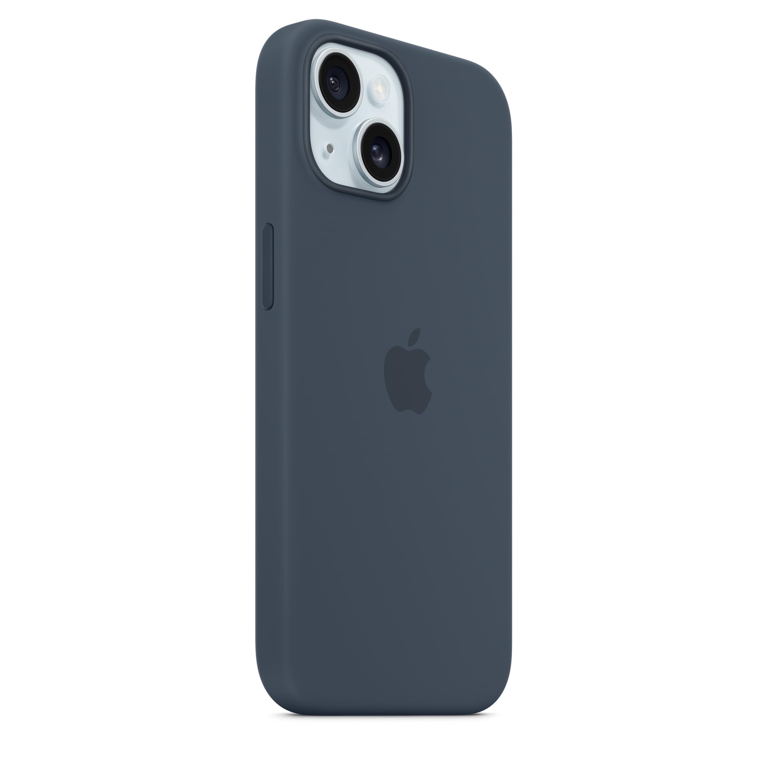 Apple iPhone 14 Silicone Case with MagSafe - Storm Blue Protective Cover | Slim Fit Shockproof Phone Case for Daily Use, Work & Travel