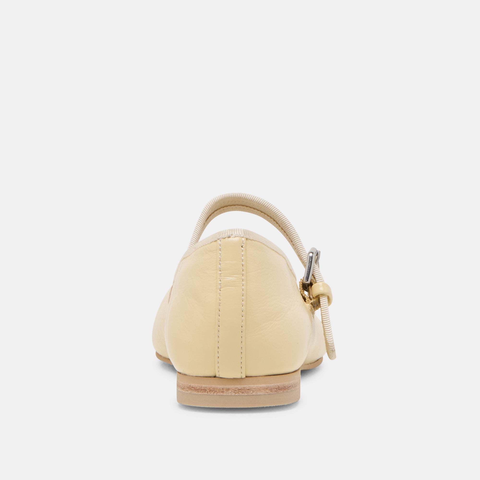 Roslyn Ballet Flats - Light Yellow Genuine Leather Women's Shoes for Comfort & Style | Perfect for Work, Travel & Casual Outfits