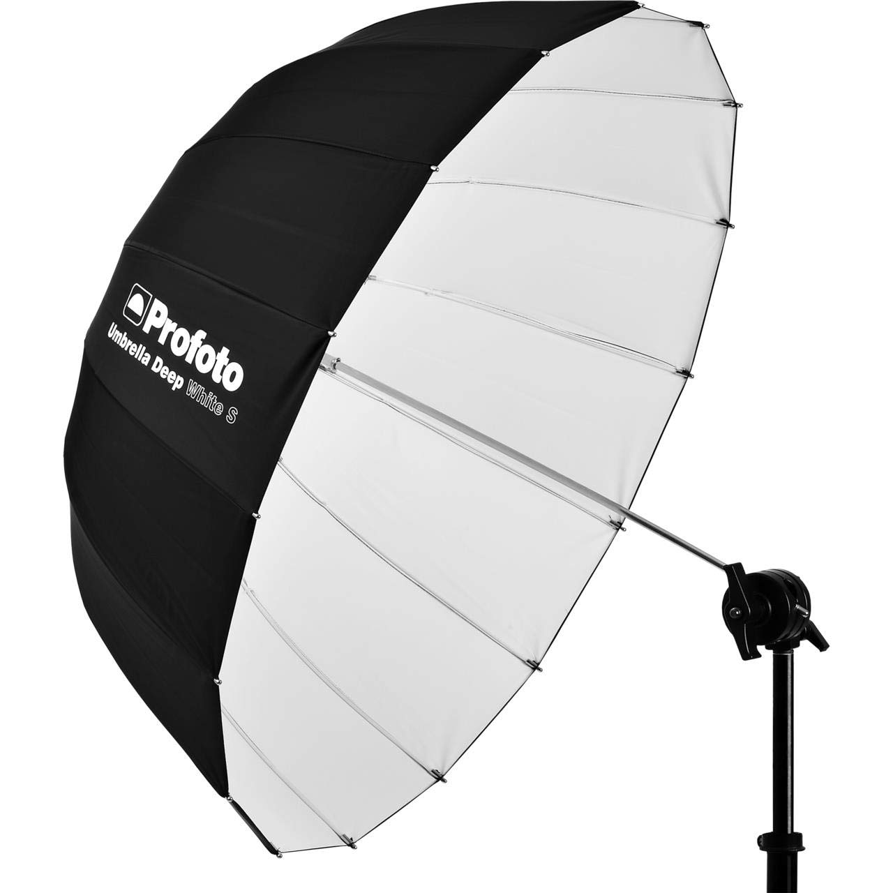 Profoto 33-Inch Deep Small White Photography Umbrella (100983) - Perfect for Studio Portraits, Product Photography & Outdoor Shoots