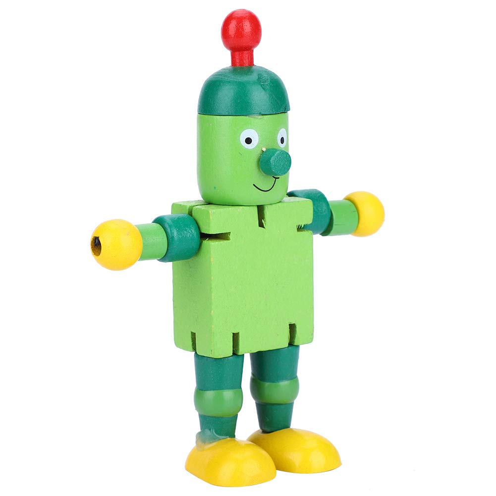 Wooden Robot Toys for Kids - Green STEM Learning Toy for Boys & Girls | Perfect for Educational Play, Birthday Gifts & Classroom Activities