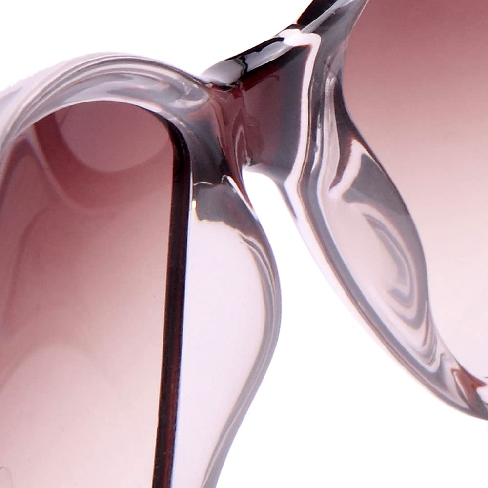 Dasein Oversized Sunglasses for Women - Fashion Designer Summer Shades with UV Protection (U026 Brown) - Perfect for Beach, Driving & Outdoor Activities