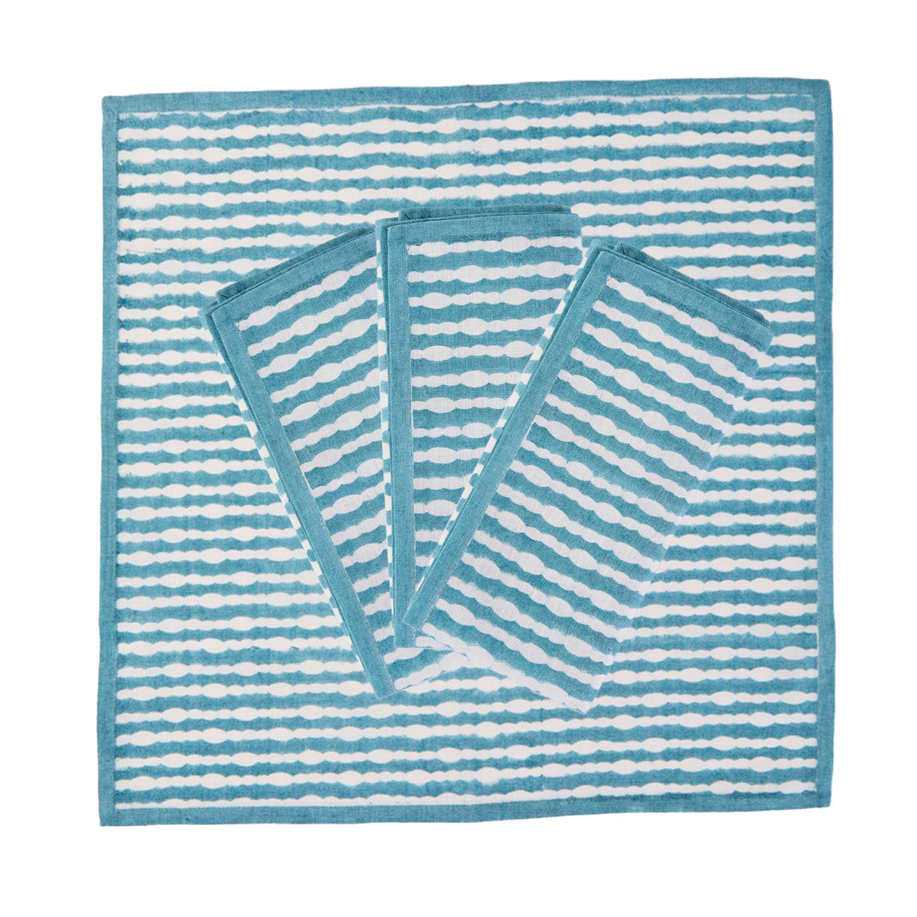 Premium Blue Pebble Napkins - Soft & Absorbent for Elegant Dining, Parties, and Special Occasions