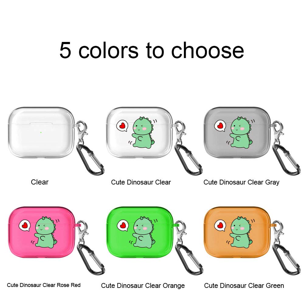 Cute AirPod Pro Case (2019) with Keychain - Protective Cover for Apple AirPods Pro | Travel & Daily Use