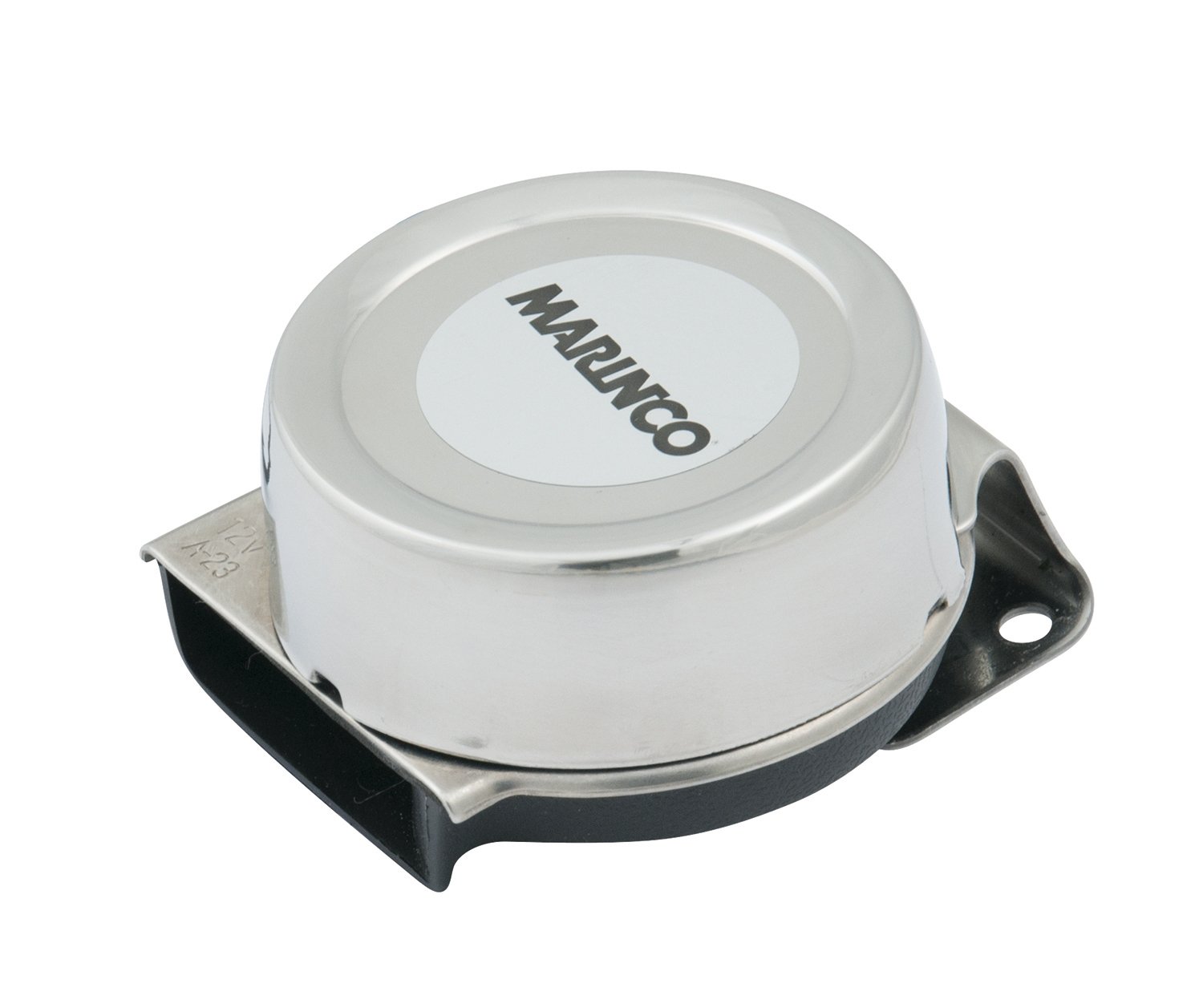 Marinco Compact Electric Horn - 12V Marine Boat Horn with Loud Sound, Waterproof Design for Boats, Yachts, and Ships - Perfect for Safety Alerts & Emergency Signaling