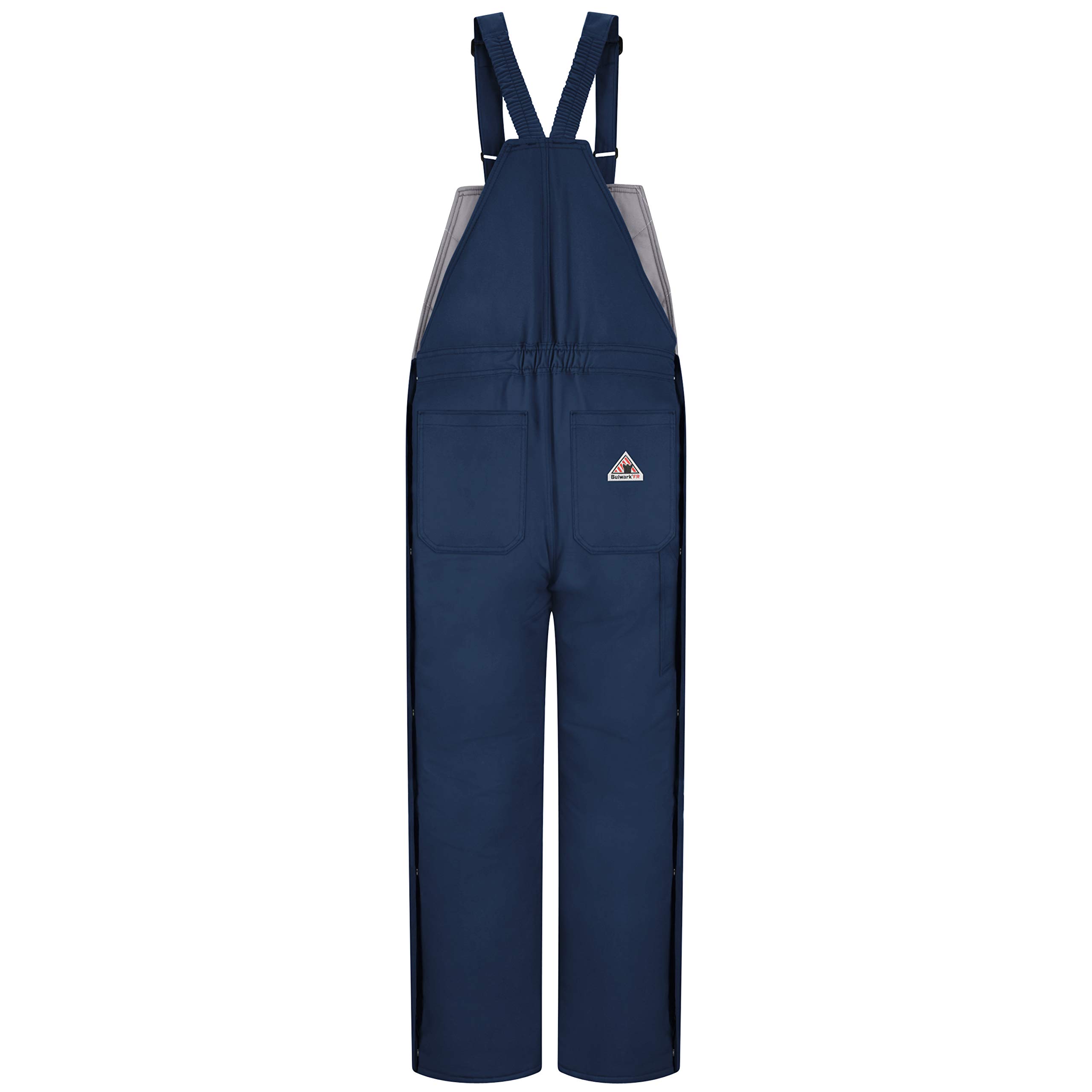 Bulwark FR Men's Midweight Excel FR Comfortouch Deluxe Insulated Bib Overalls - Flame Resistant Workwear for Electricians & Industrial Workers