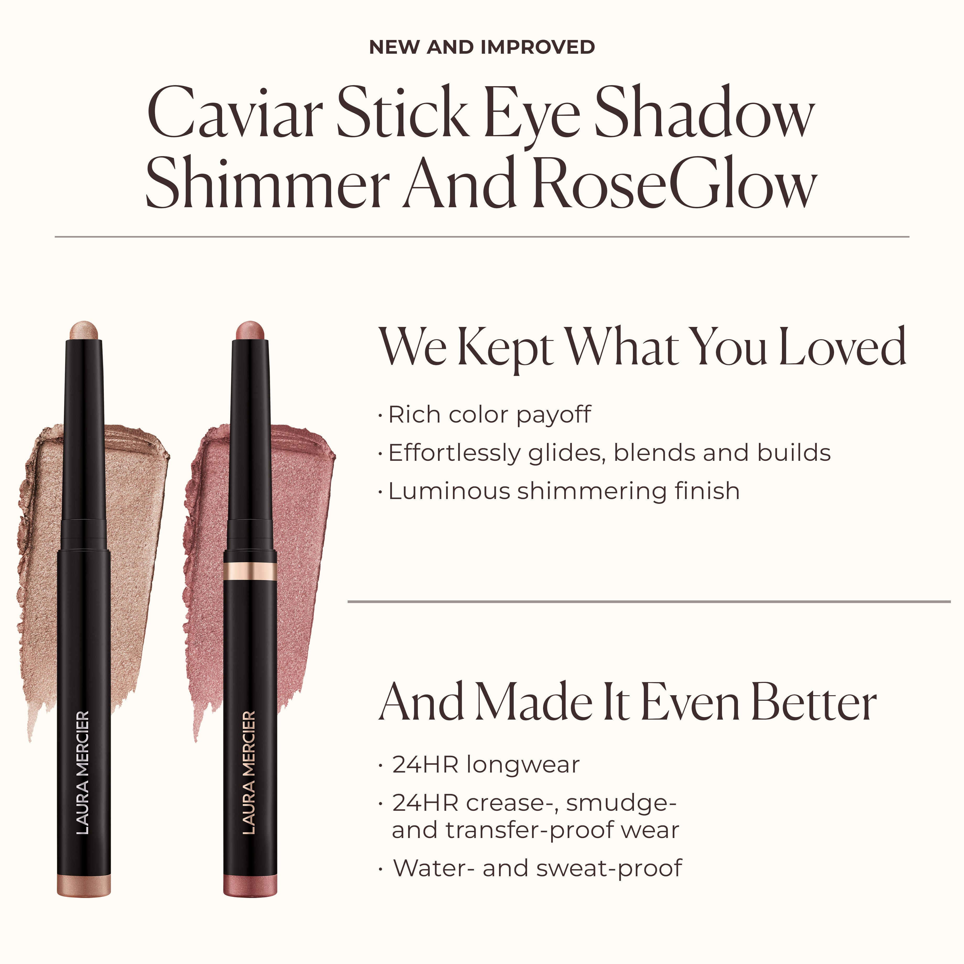 Luxury Caviar Stick Eyeshadow - Long Lasting, Creamy & Easy to Apply - Perfect for Everyday Makeup & Special Occasions