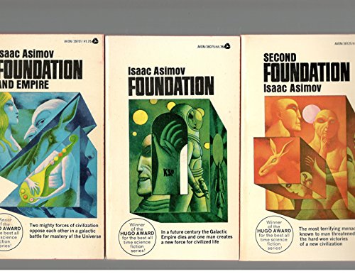 The Foundation Trilogy 1953 Box Set - Classic Sci-Fi Book Collection by Isaac Asimov | Perfect for Sci-Fi Fans, Book Collectors & Gift Giving