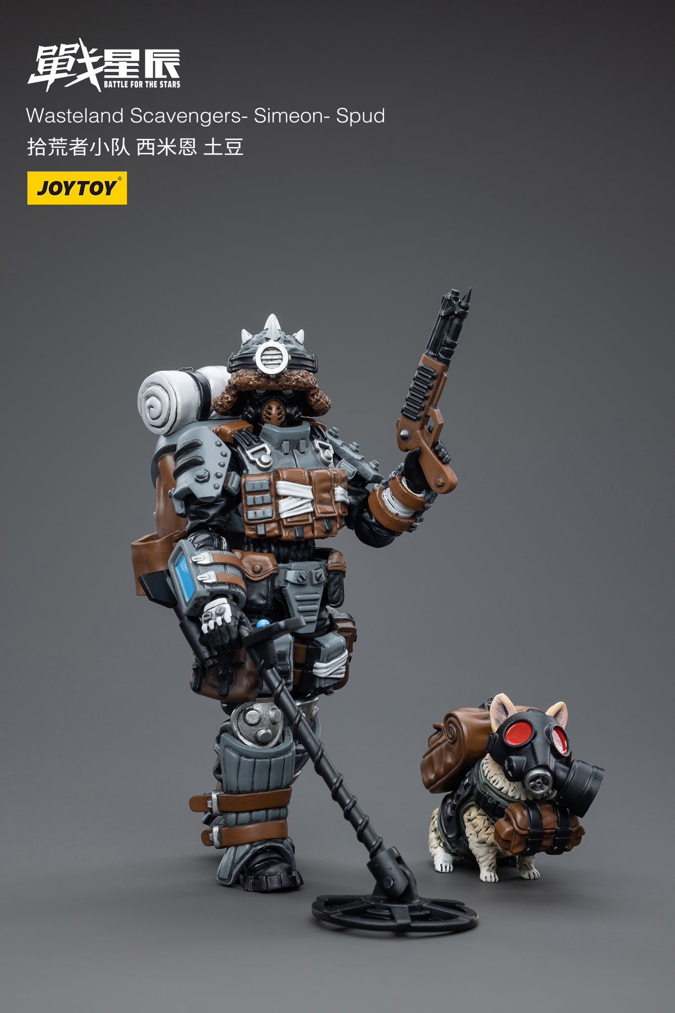1/18 JOYTOY 3.75 Inch Wasteland Scavengers Action Figure - Simeon & Spud Collectible Model for Post-Apocalyptic Diorama and Gaming Scenes