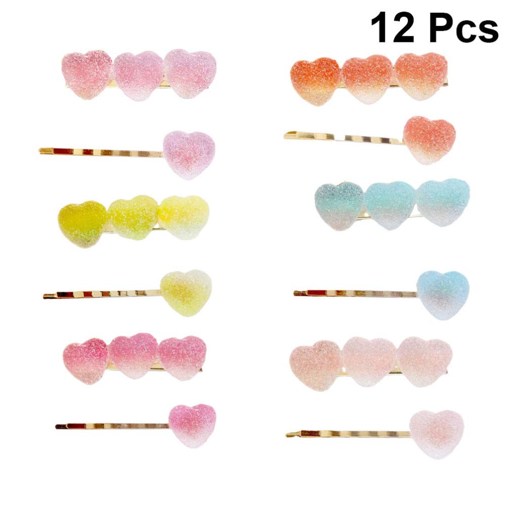 NUOBESTY 12pcs Bling Bobby Pins - Sparkly Hair Clips for Women, Crystal Hair Barrettes & Hair Accessories - Perfect for Weddings, Parties & Everyday Glam