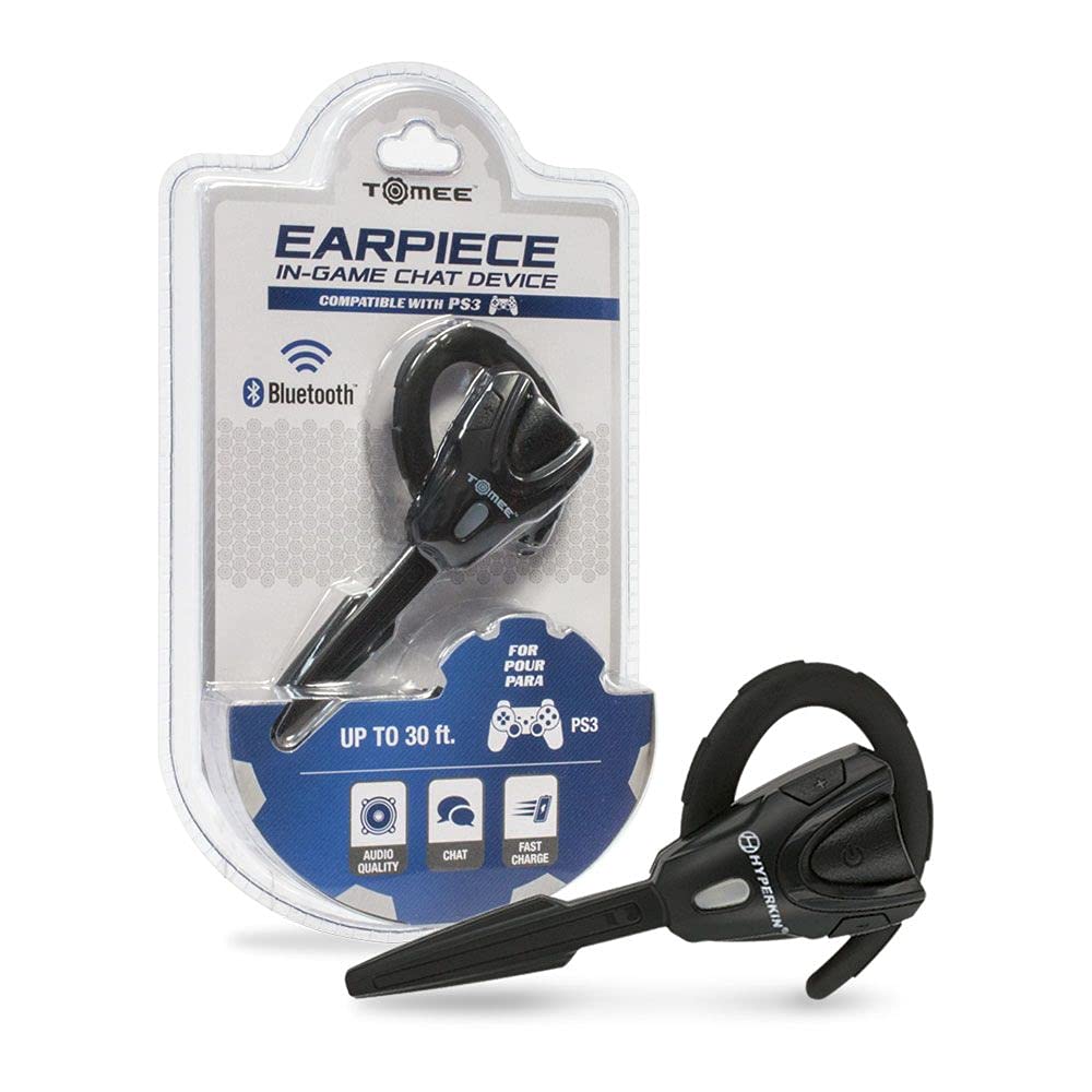 Tomee Wireless Bluetooth Gaming Headset for PS3 - Noise Cancelling Mic, Comfortable Ear Cushions - Perfect for Online Gaming, Chatting & Streaming