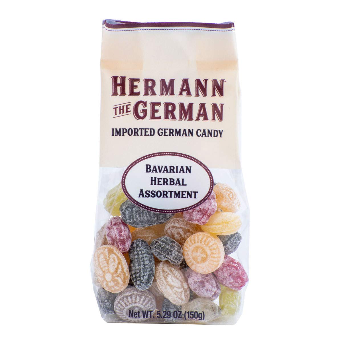 Authentic Bavarian Fruit Assortment Candies by Hermann the German | Traditional German Sweets Gift Box | Perfect for Holidays, Parties & Gifting