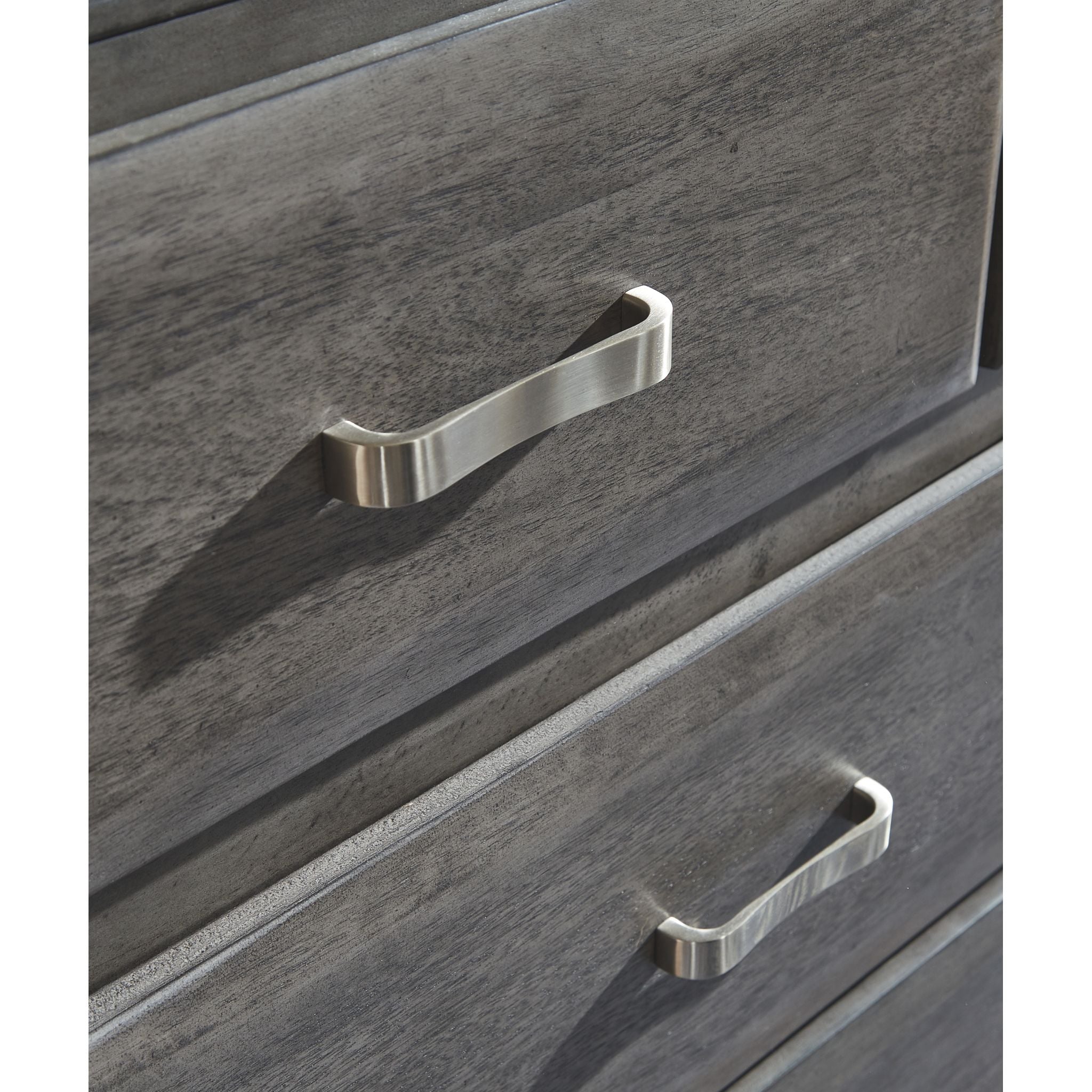 Caitbrook Dresser and Mirror Set - Modern Gray Dresser with Mirror for Bedroom, Living Room, or Nursery - Stylish Storage Furniture for Home Organization