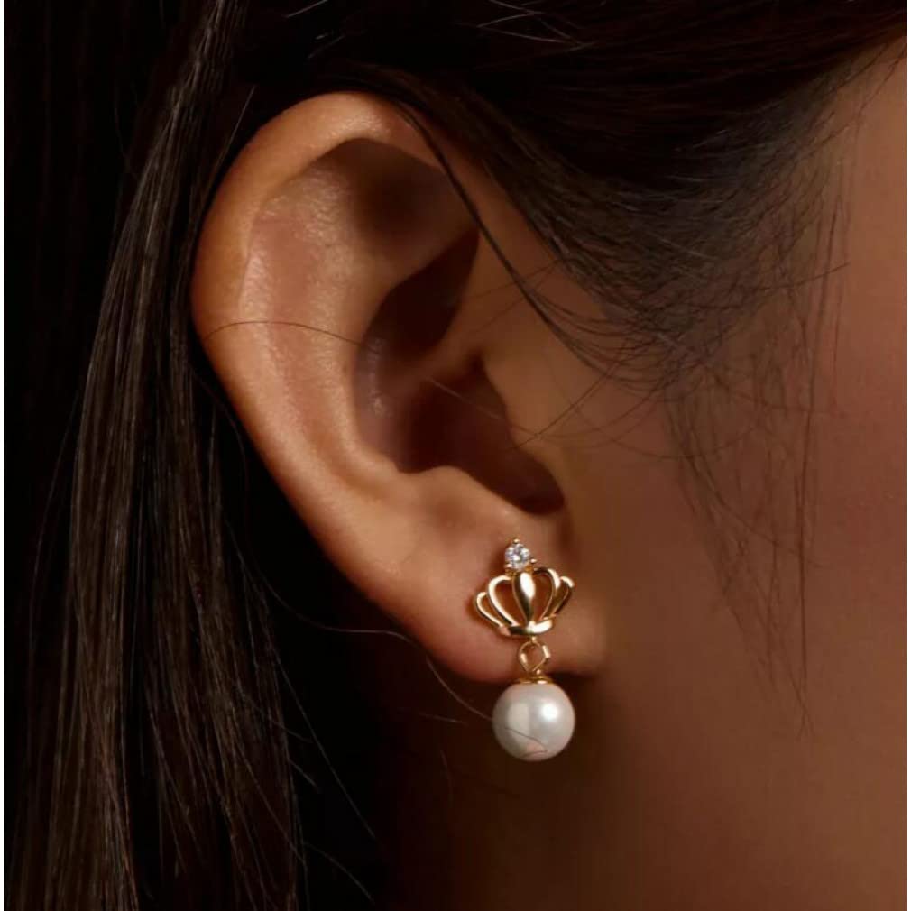 925 Sterling Silver Shell Pearl Drop Earrings for Women - Elegant Dangle Earrings Jewelry Gift for Birthday, Anniversary & Special Occasions