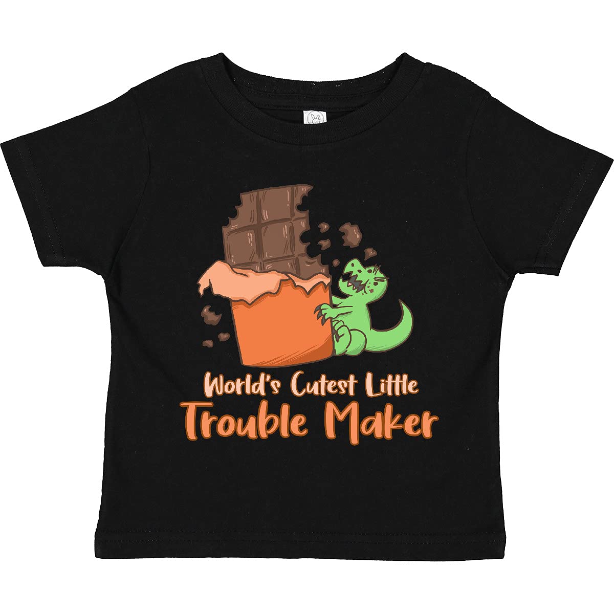 Inktastic World's Cutest Trouble Maker Toddler T-Shirt - Funny Baby Clothes for Boys & Girls - Perfect for Playdates, Birthday Parties & Family Photos