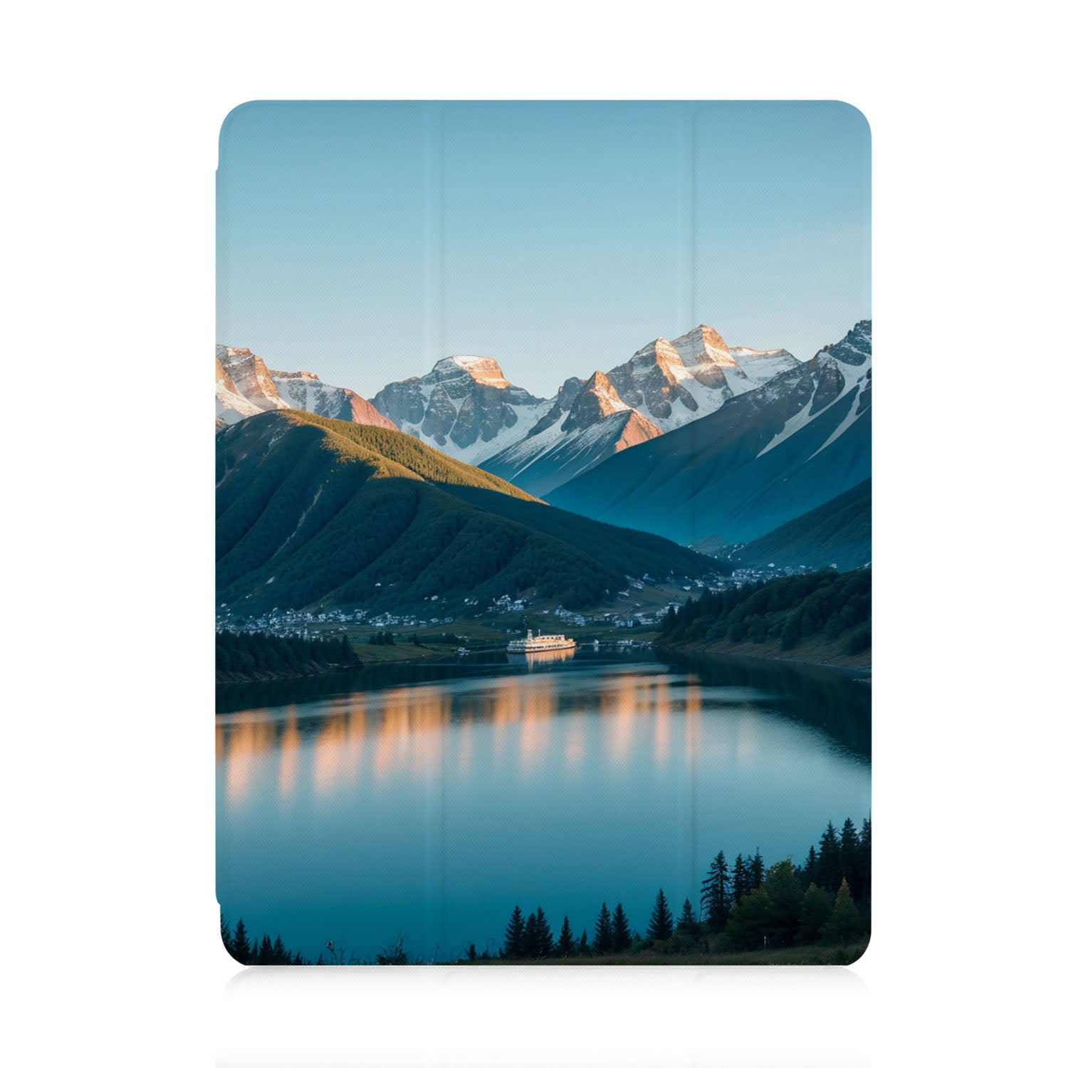 Premium iPad Trifold Case with Nature-Inspired Design - Slim Protective Cover for iPad Air/Pro (6th/5th/4th Gen) - Perfect for Work, Travel & Home Use
