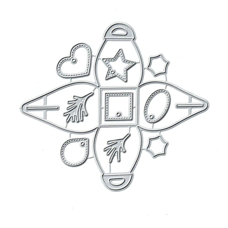 Christmas Metal Die Cuts for DIY Cards & Scrapbooking - Gift Box Decor