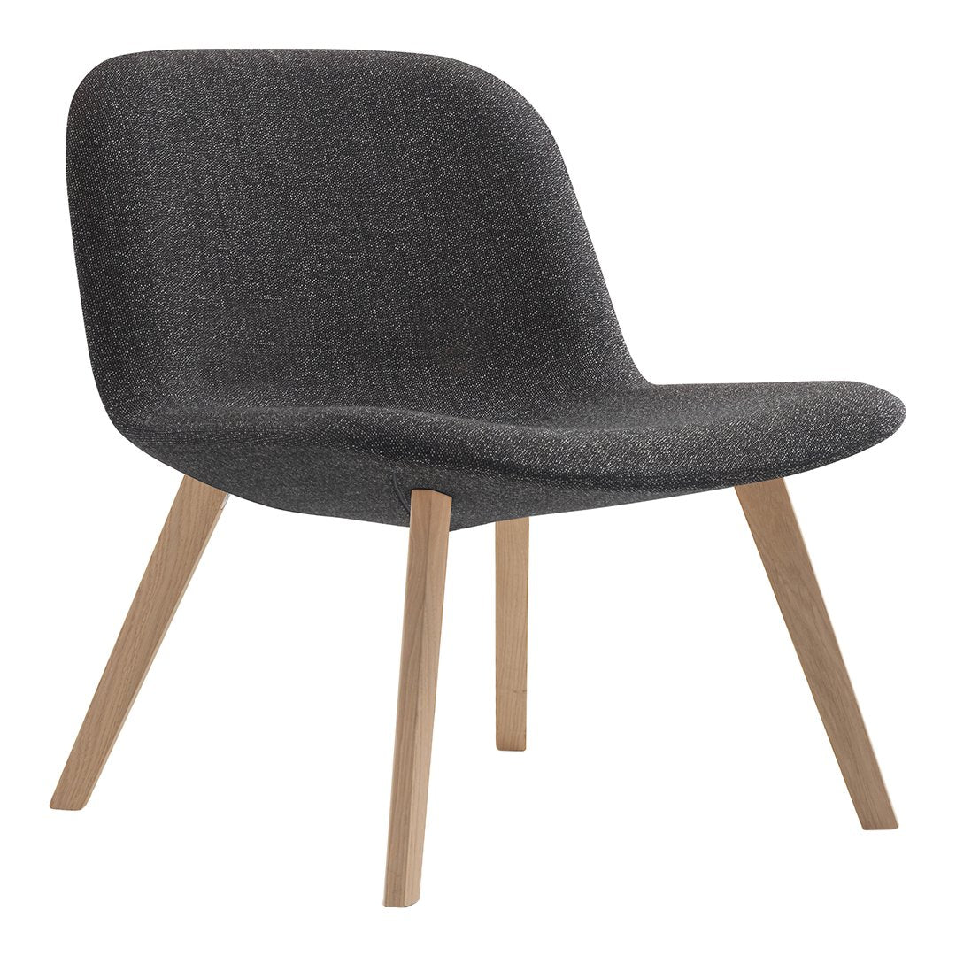 Erik Jørgensen Eyes Lounge Chair with Wood Base - Modern Scandinavian Design for Living Room, Office & Reading Nook