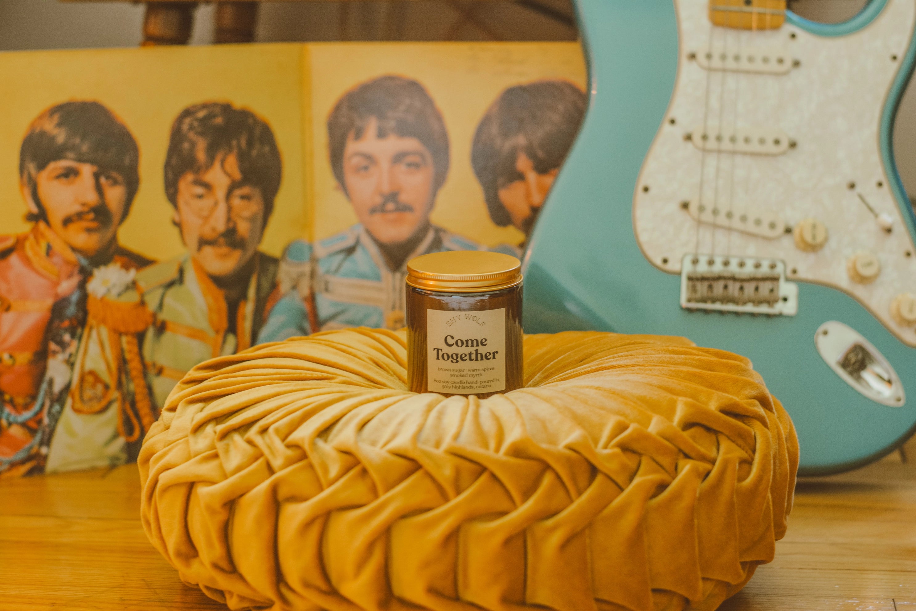 Shy Wolf Come Together Beatles Scented Candle - Inspired by The Beatles Song, Perfect for Home Decor, Relaxation & Gift Giving