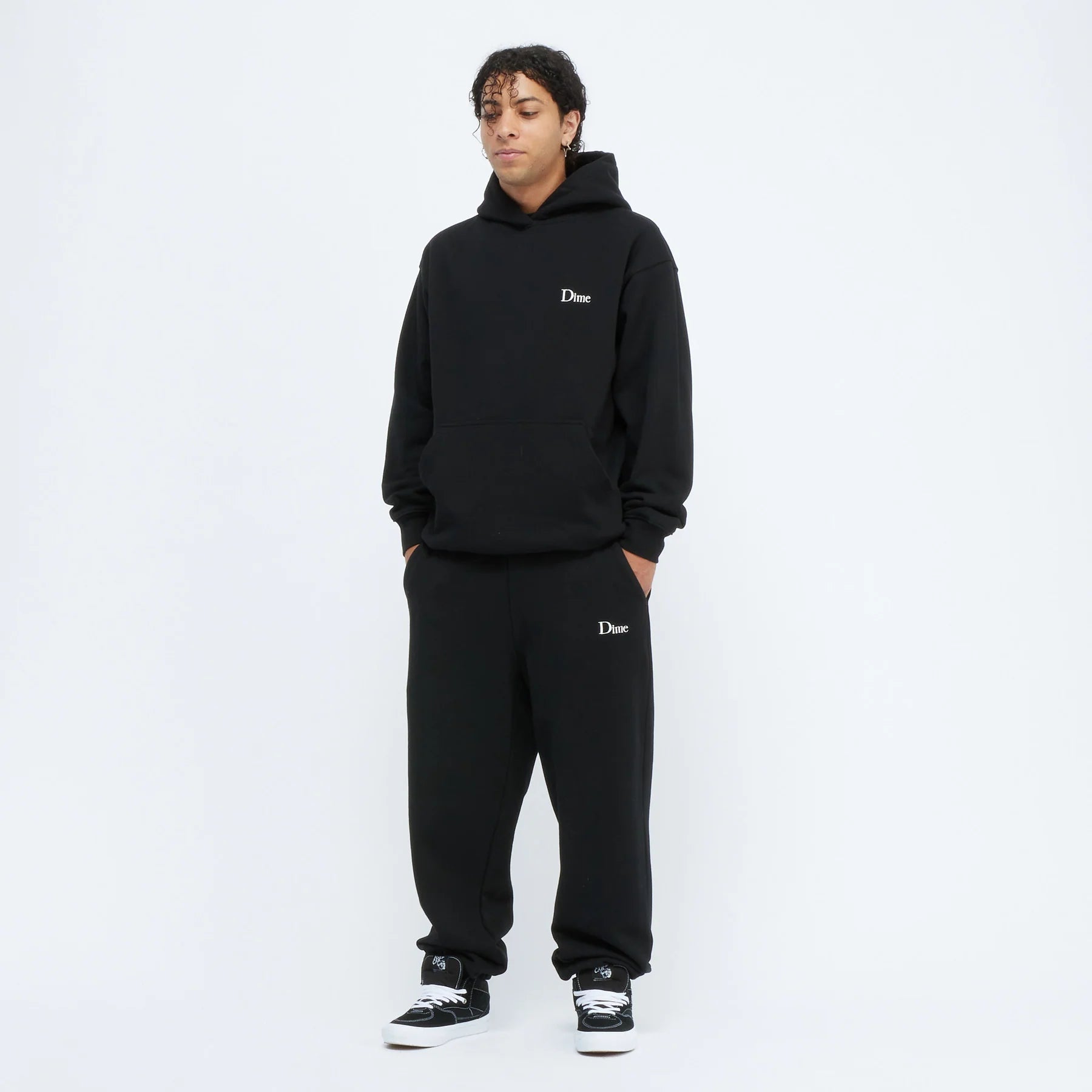 Classic Small Logo Hoodie for Men & Women - Black | Comfortable Cotton Pullover Sweatshirt for Casual Wear, Gym & Street Style