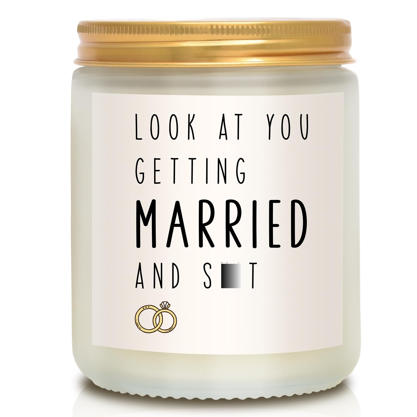 Lavender Scented Candle - Perfect Wedding Gift, Bridal Shower Present, Engagement Gift Idea & Bachelorette Party Favor - Romantic Home Decor for Couples, Spa Relaxation & Bedroom Ambiance