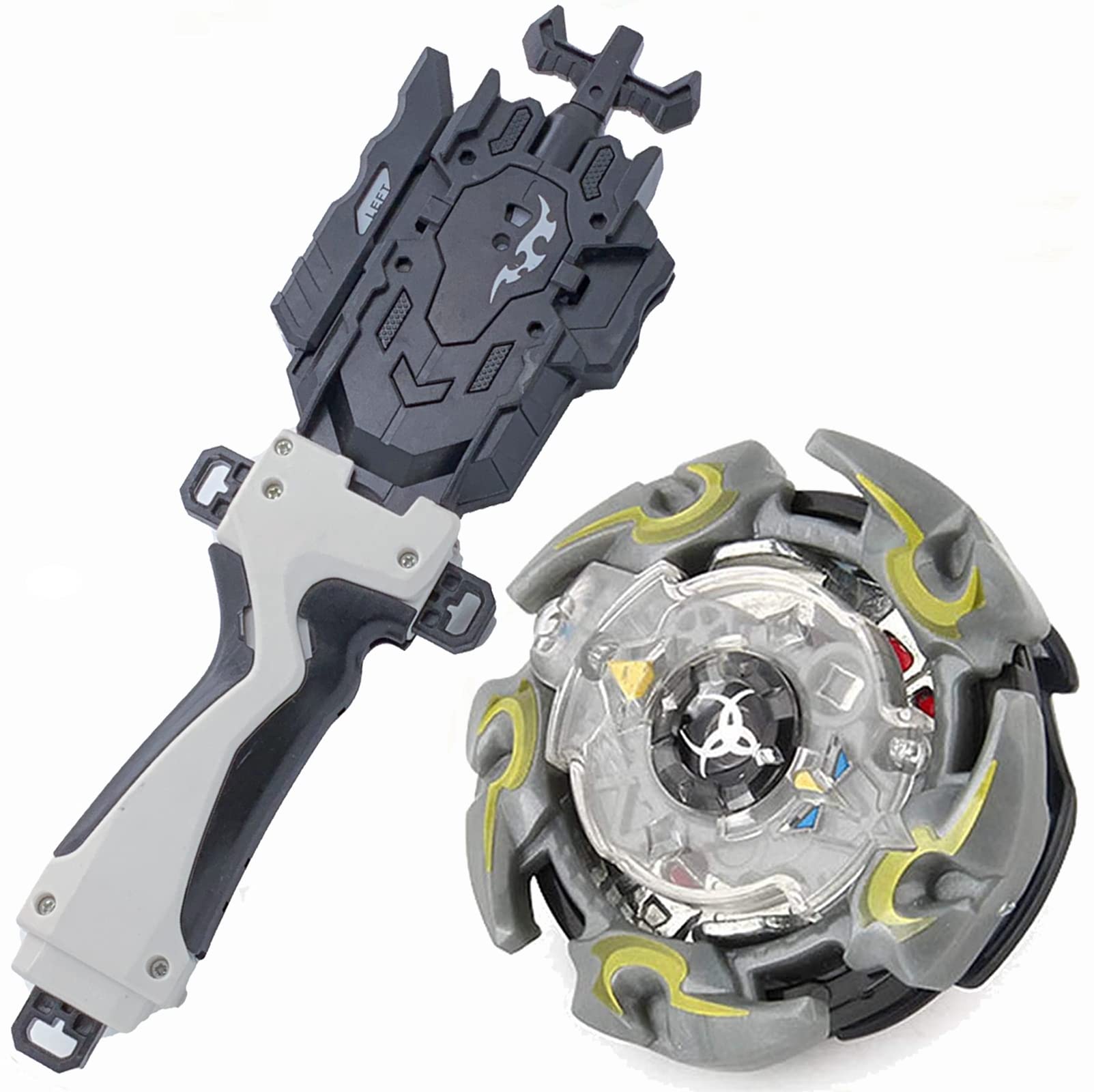 Metal Fusion B Beyblade Burst Evolution Toy Set - B-82 Alter Cognite & Chronos 6M.T Battling Tops with Left & Right Spin String Launcher Grip | Competitive Beyblade Battle Game for Kids & Collectors | Perfect for Tournaments, Birthday Gifts & STEM Learning