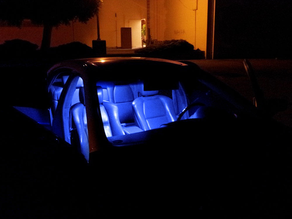 Color Changing LED Interior Lights for Car Trunk & Cargo Area - Blue to White Auto Lighting for Nighttime Visibility & Ambiance
