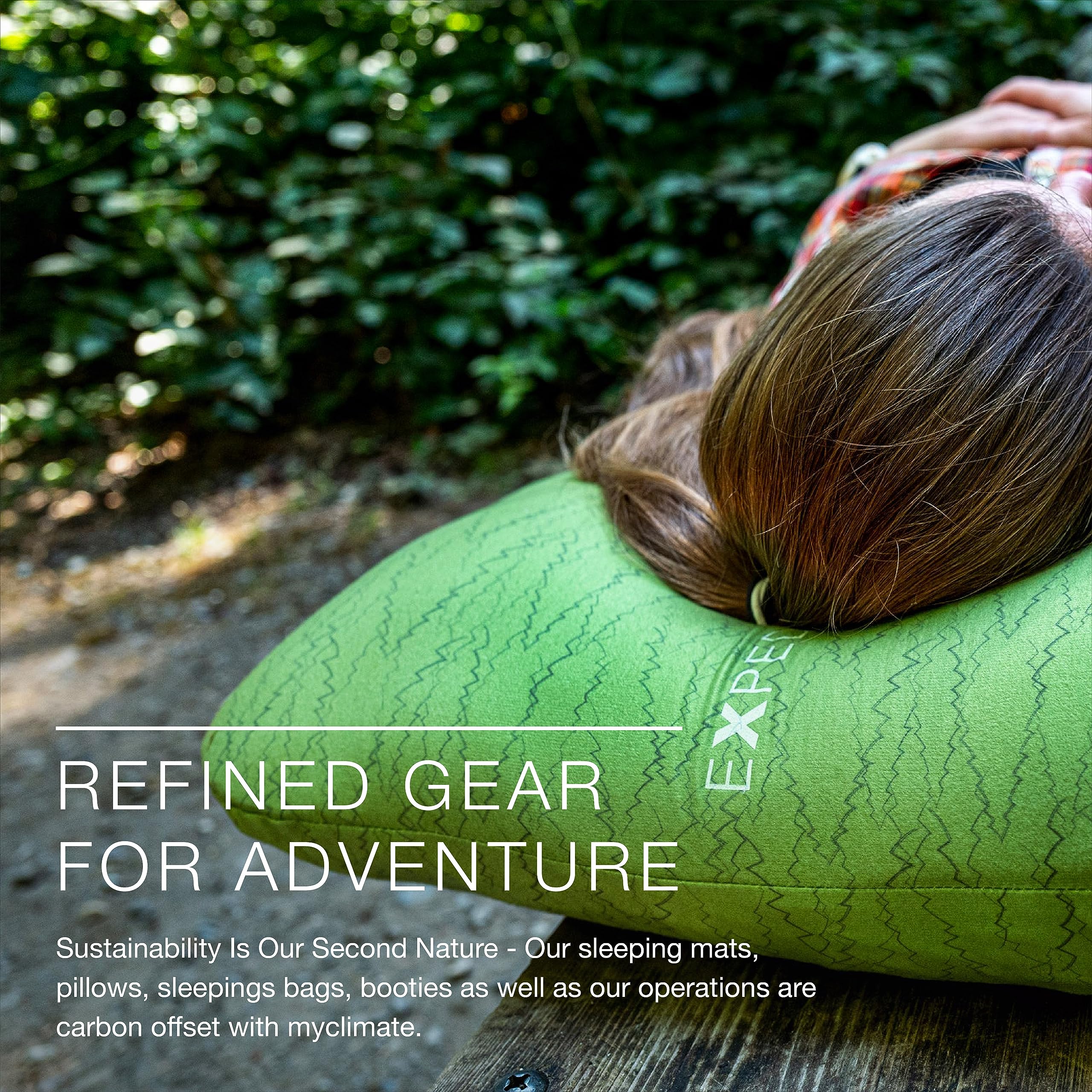 Exped Mega Pillow - Ultra Thick & Plush Camping Pillow for Backpacking, Hiking & Travel | Velvety Soft, Machine Washable Travel Pillow | Perfect for Camping, Road Trips & Airplane Sleep (Ruby Red, One Size)