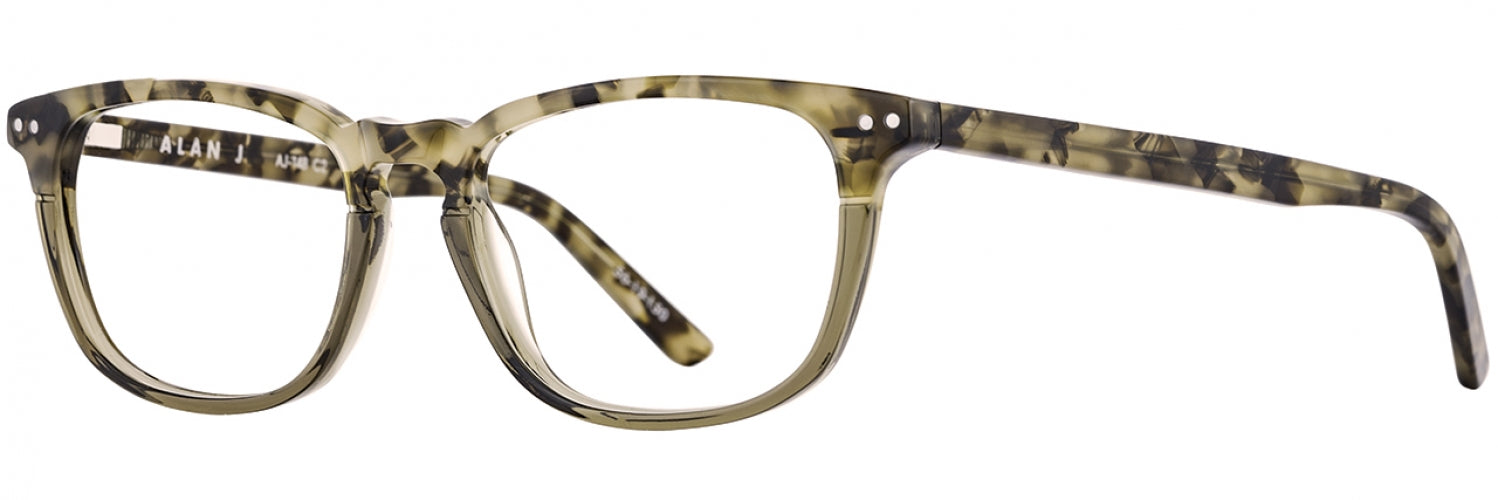 Alan J AJ148 Stylish Eyeglasses for Men & Women - Lightweight & Durable Frames for Reading, Work & Everyday Use