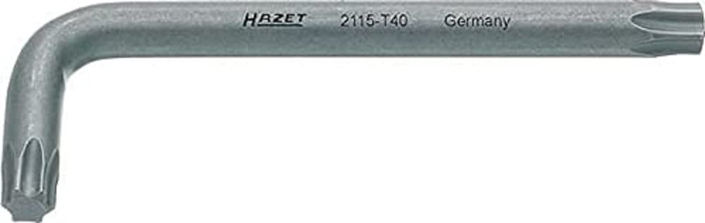 Hazet 2115-T50 T50 Torx Offset Screwdriver - Professional Grade Tool for Automotive & Machinery Repair | Perfect for Tight Spaces & Hard-to-Reach Fasteners