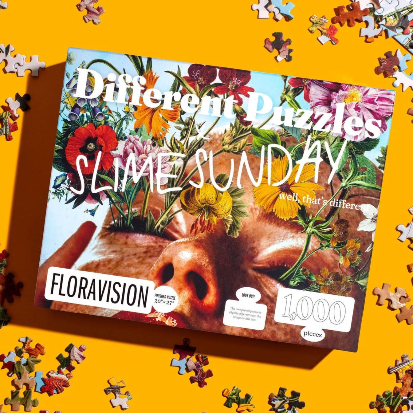 Floravision 1000 Piece Jigsaw Puzzle for Adults - Beautiful Floral Landscape Puzzle for Relaxation & Home Decor | Perfect for Family Game Night, Stress Relief & Wall Art