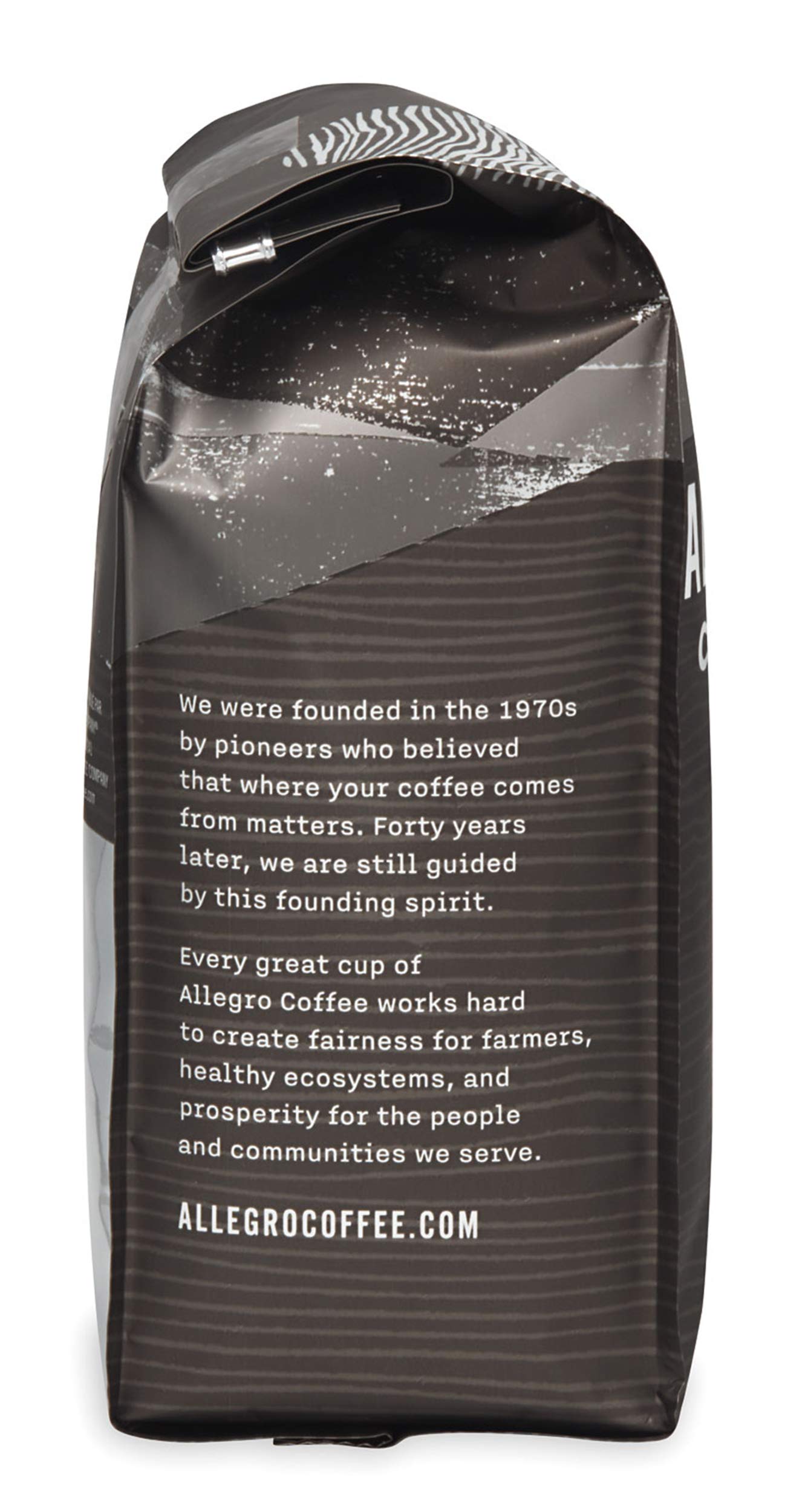 Allegro Coffee Organic Espresso Sierra Ground Coffee, 12 oz - Premium Dark Roast for Espresso Machines & French Press - Perfect for Home Brewing & Office Use