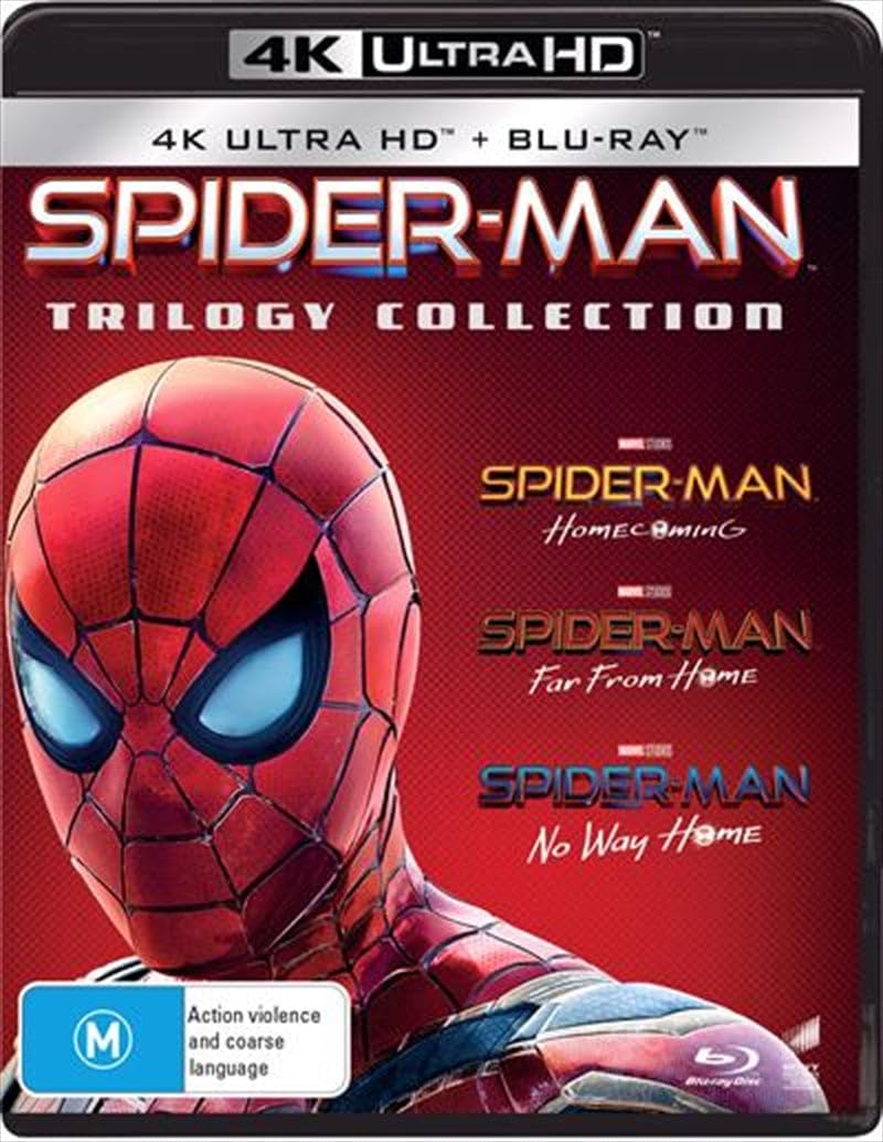 Spider-Man Movie Trilogy Bundle: Far From Home, Homecoming & No Way Home - Perfect for Marvel Fans & Home Entertainment