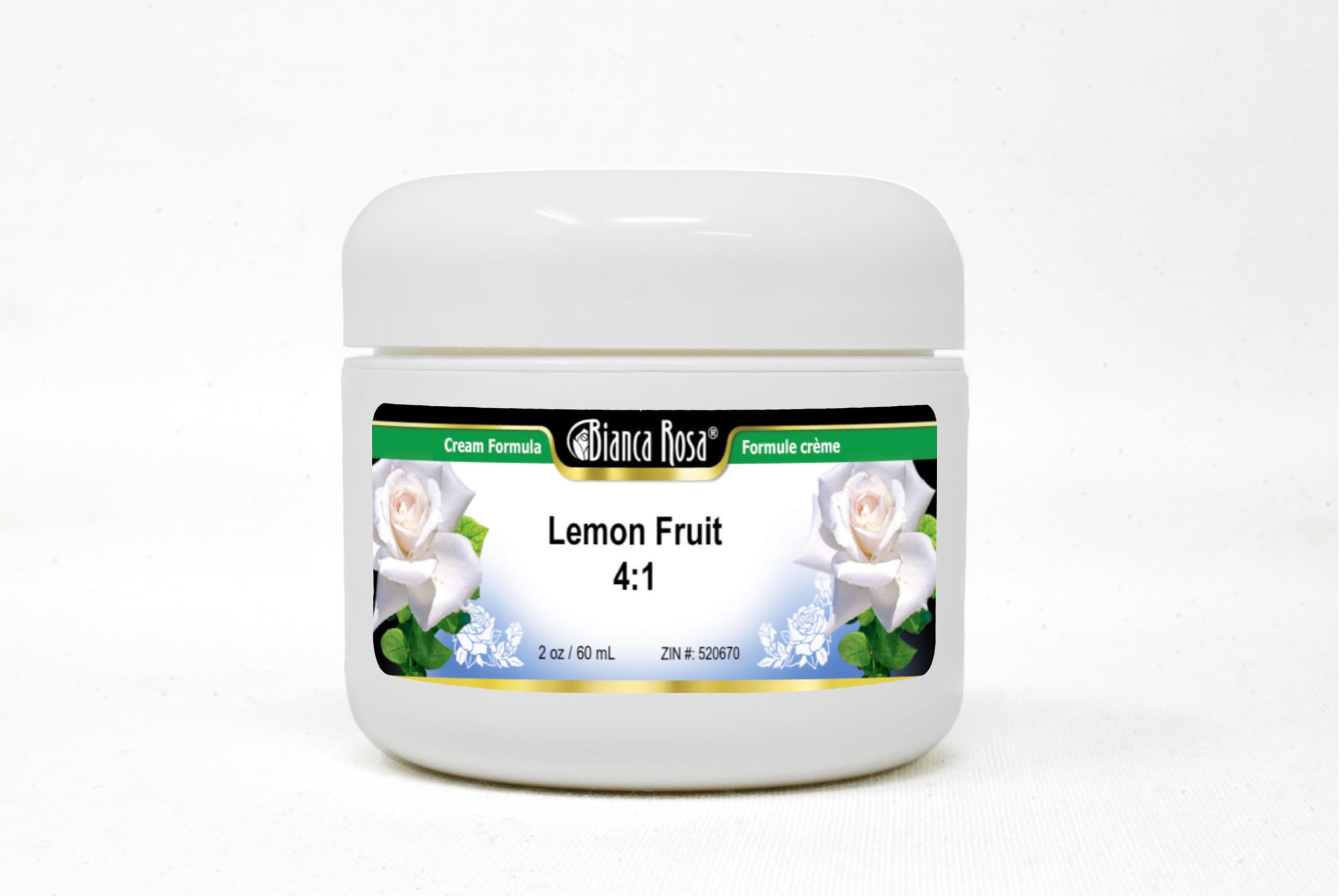 Lemon Fruit 4:1 Extract Cream - 2 oz Natural Skin Brightening & Moisturizing Face Cream (ZIN: 520670) - Perfect for Dark Spot Correction & Nighttime Skincare Routine