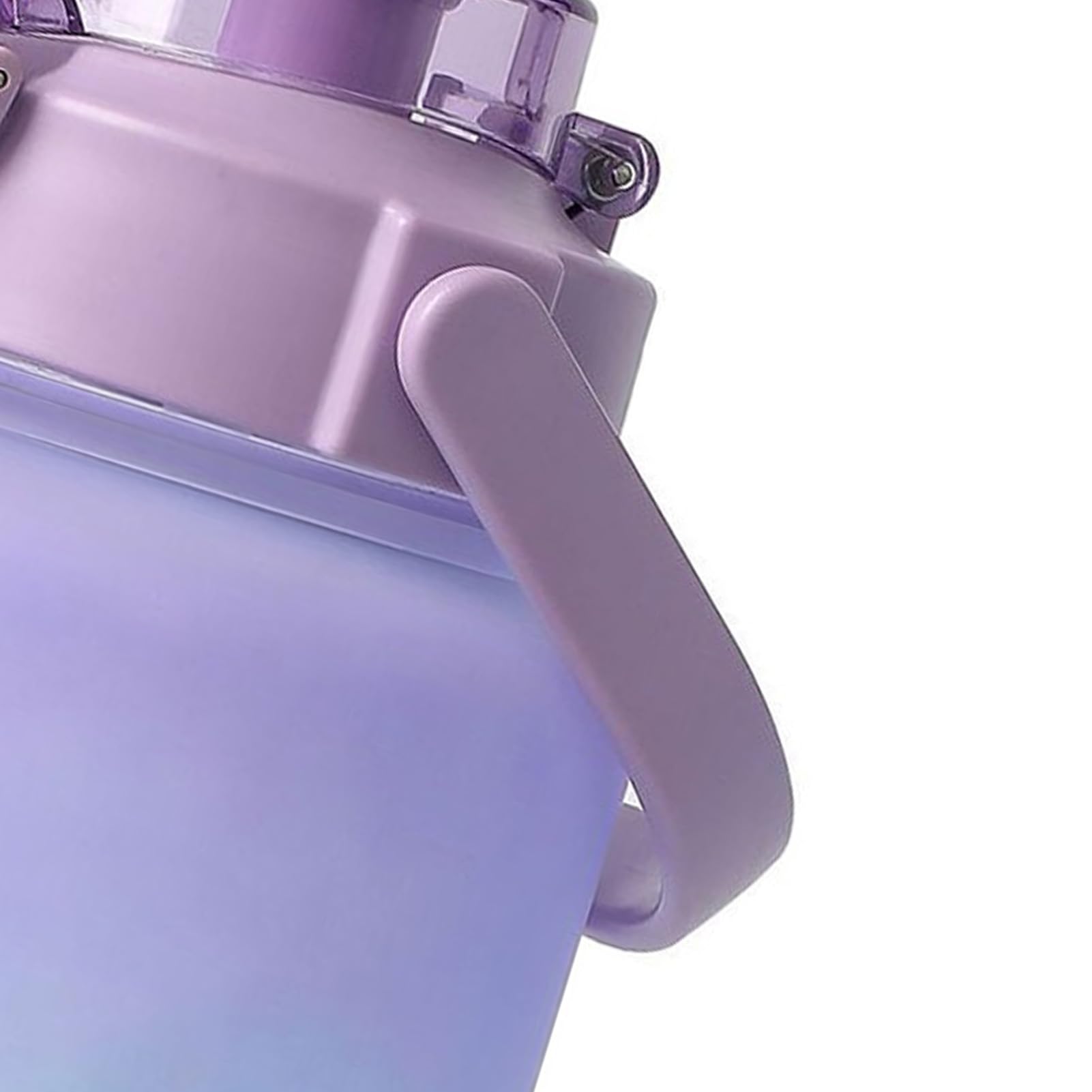 2000ML BPA-Free PC Sports Water Bottle with Straw - Leak Proof & Durable for Camping, Hiking, Gym & Outdoor Activities