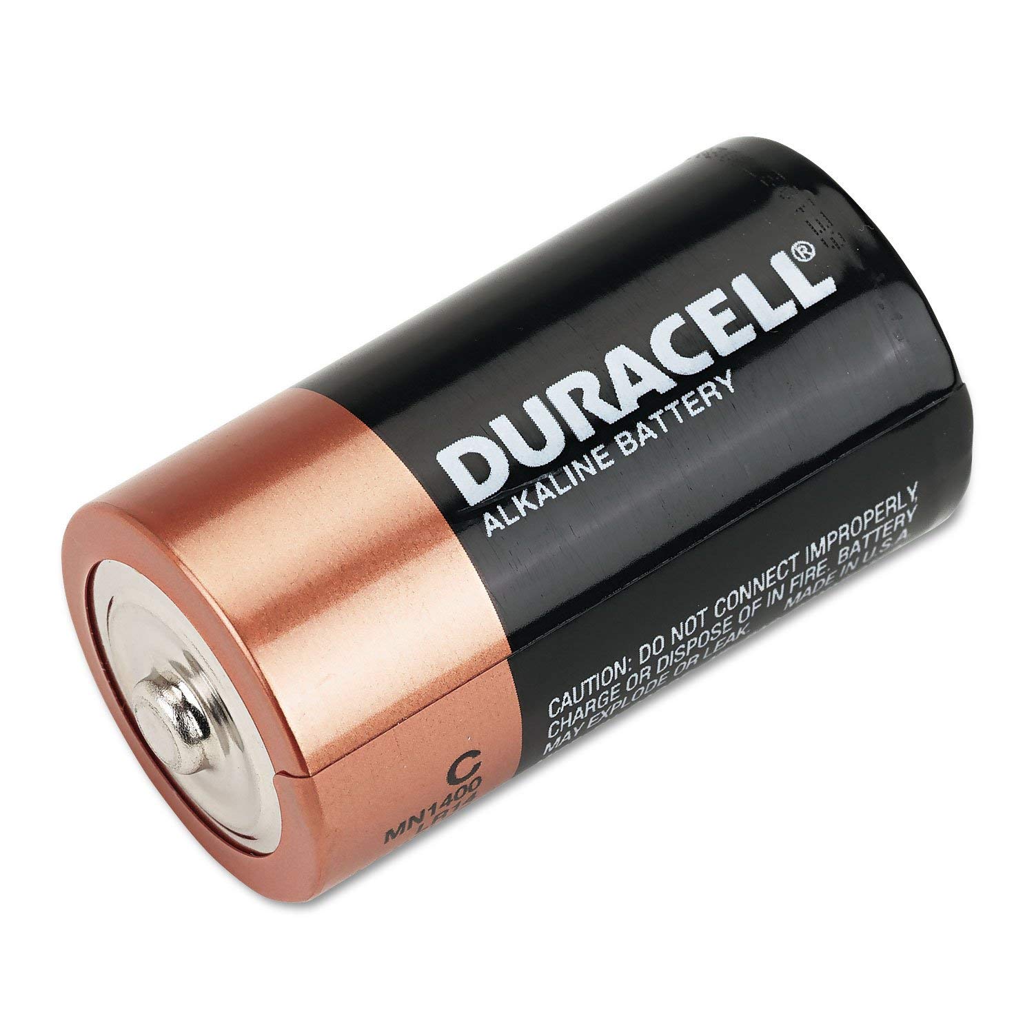 Duracell MN14RT8Z CopperTop Alkaline C Batteries - 8 Pack | Long-Lasting Power for Flashlights, Toys & Electronic Devices