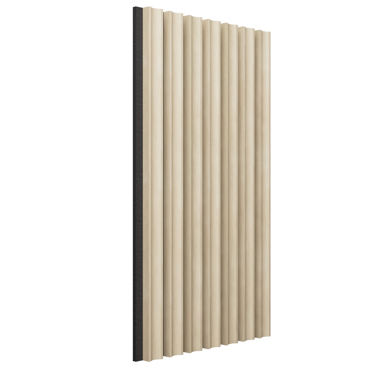 Premium Acoustic Slat Wood Wall Panel - Concave Slats for Noise Reduction & Stylish Decor - Perfect for Home Theaters, Offices & Recording Studios