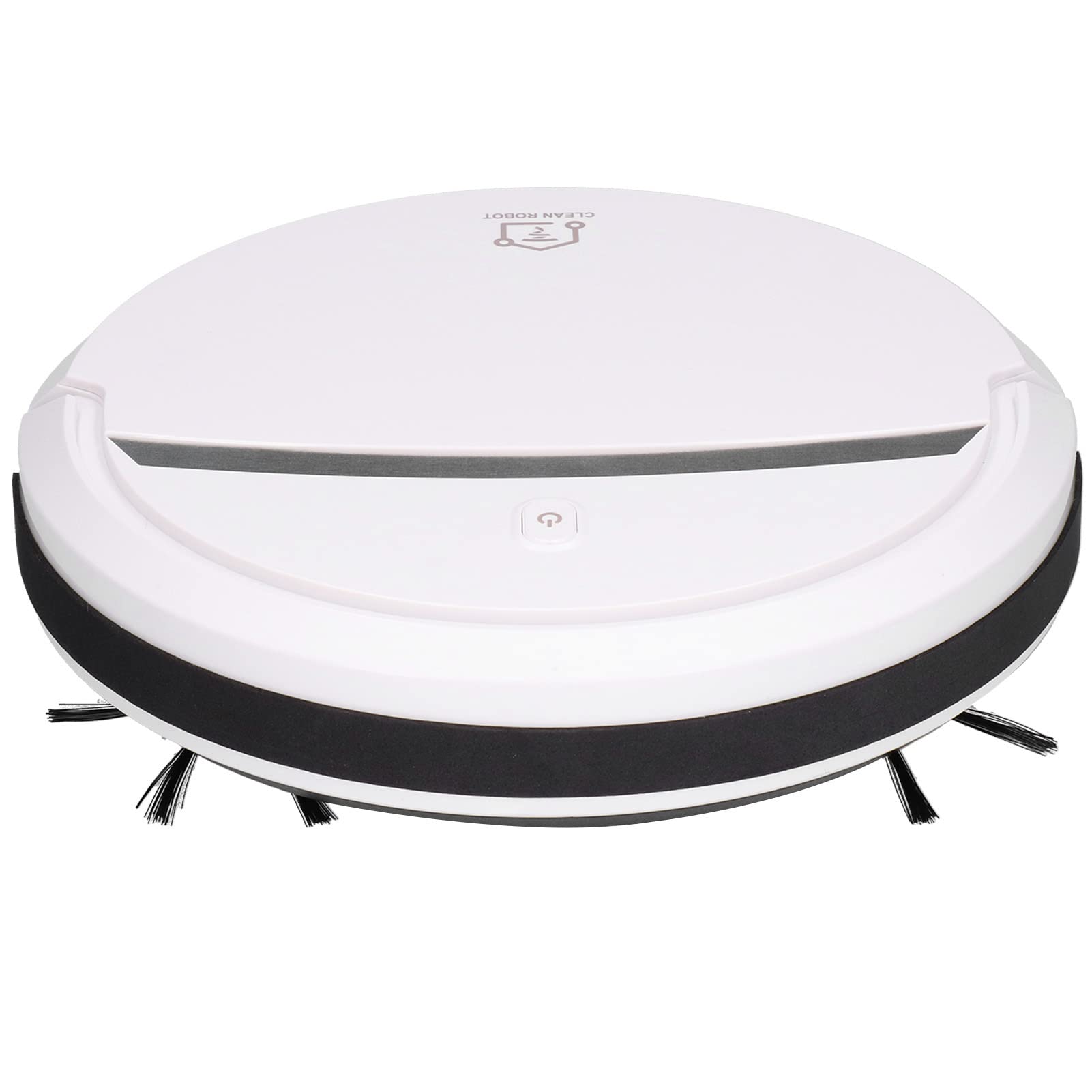 Shanrya Smart Robot Vacuum Cleaner - 90min Runtime, USB Charging, Full Space Coverage Algorithm for Home Cleaning (White) - Perfect for Bedrooms, Living Rooms & Hard Floors