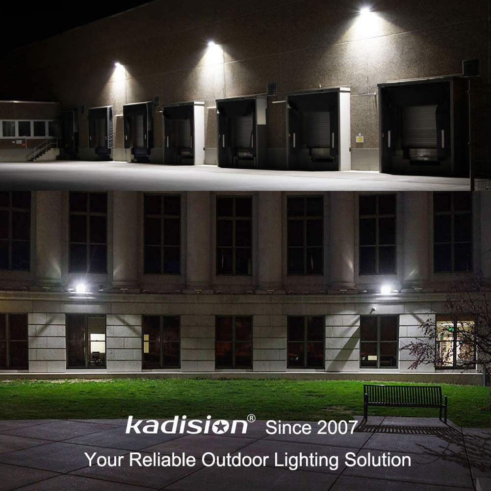 50W LED Flood Lights Outdoor Waterproof - 6500lm Brightness, 5000K Daylight White, Replaces 400W Incandescent - ETL Certified (4 Pack) for Yard, Patio, Garden, House Exterior Lighting