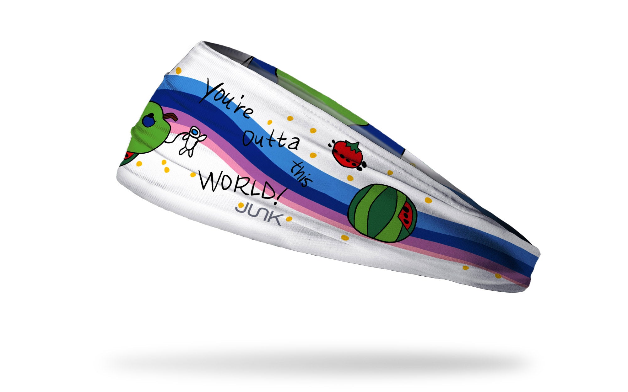 Jax's Space Strength Big Bang Lite Headband - Soft & Adjustable Workout Headband for Women & Men - Perfect for Running, Yoga, Gym & Sports