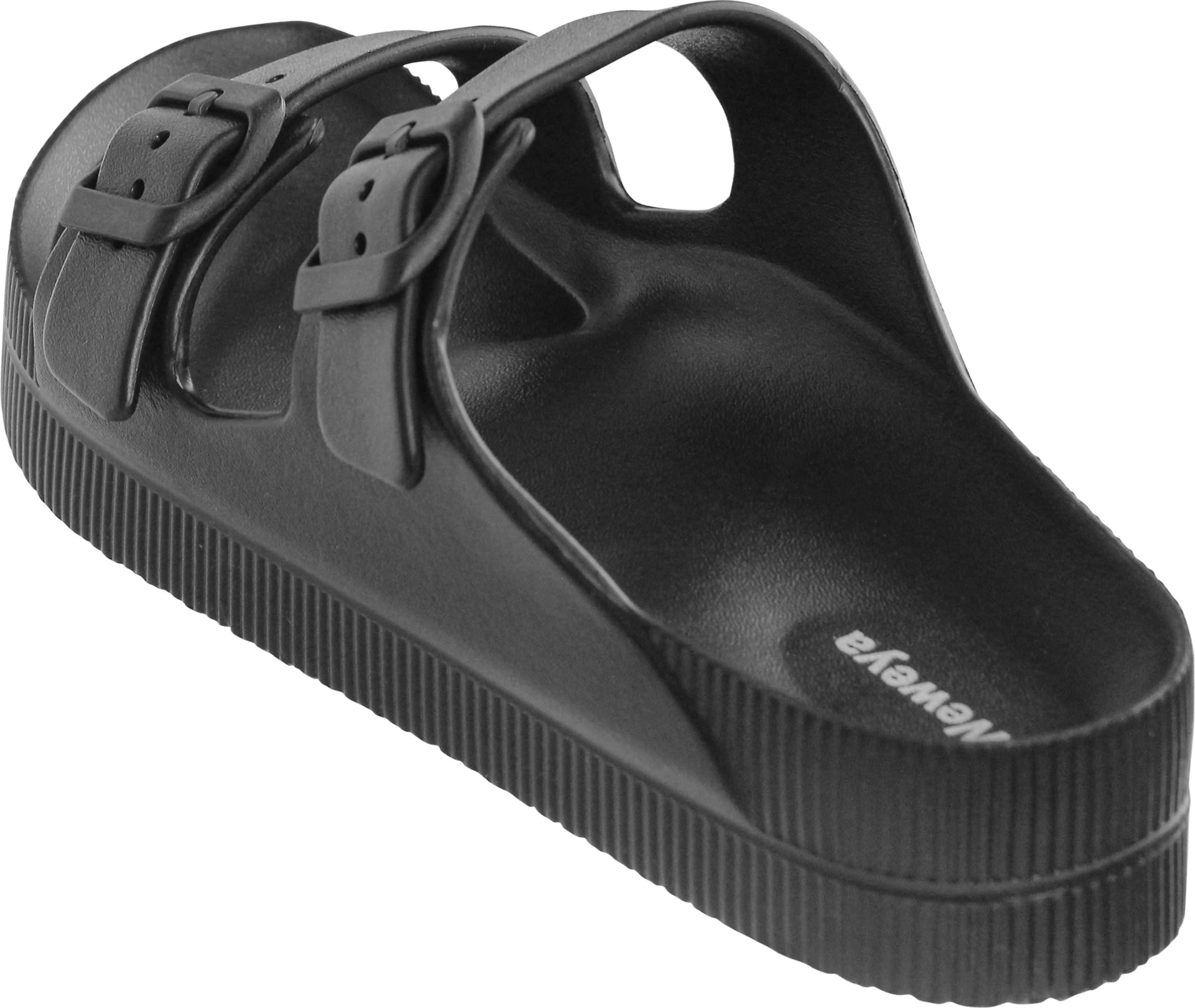 Weweya Arch Support Women's Sandals - Adjustable Buckle Platform Recovery Sandals for Plantar Fasciitis & Heel Pain Relief - Perfect for Walking, Travel & Summer Comfort
