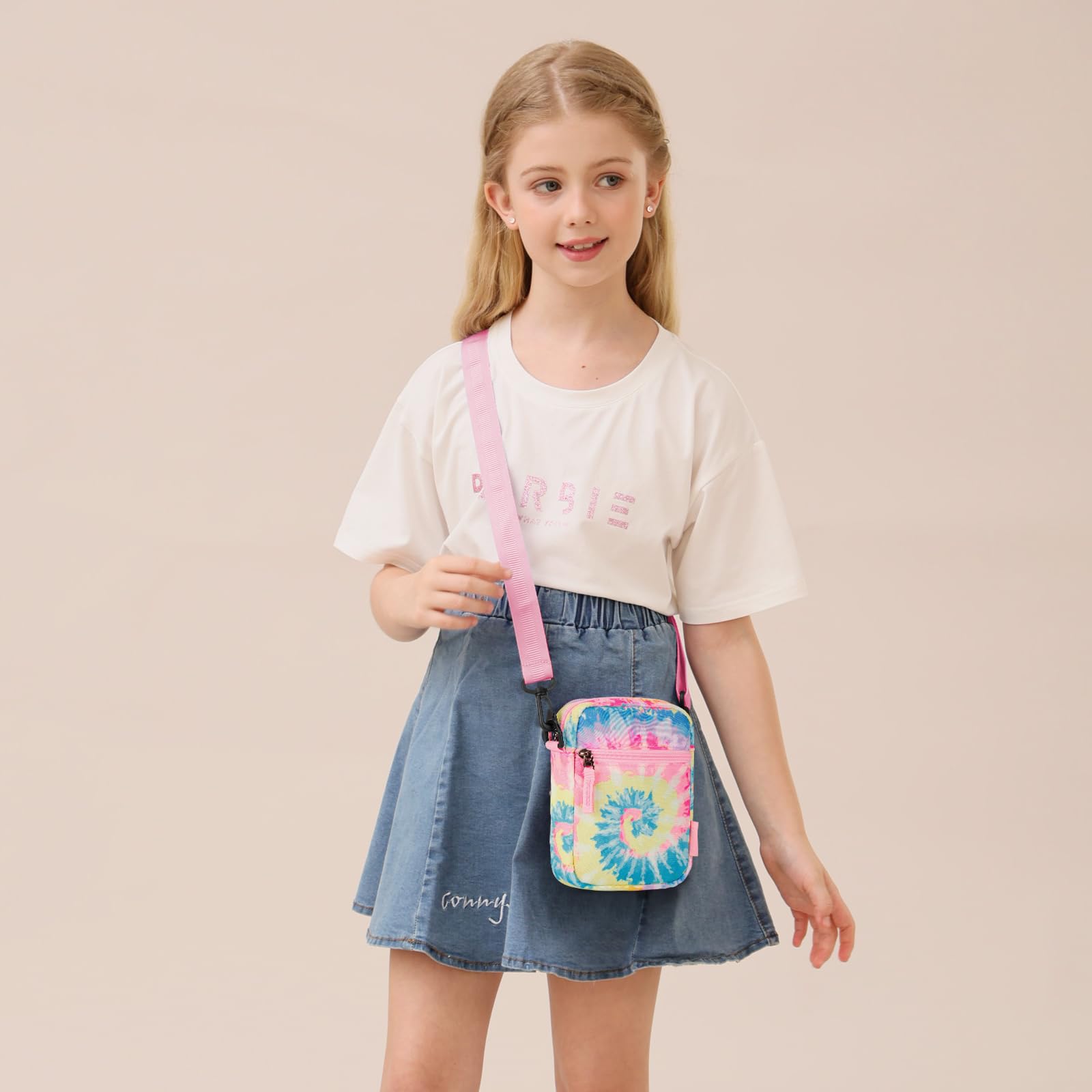 Choco Mocha Kids Crossbody Purse for Girls Age 8-12 - Stylish Mini Handbag for School, Travel & Birthday Gifts | Trendy Fashion Accessory for Little Girls
