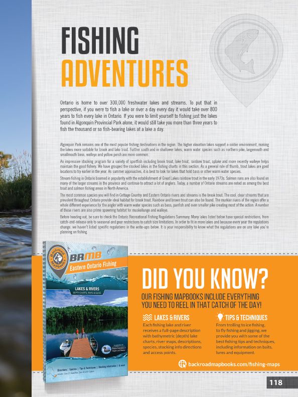 Backroad Mapbooks Cottage Country Ontario 7th Edition - Detailed Travel Maps for Outdoor Adventures, Hiking, and Camping in Ontario's Cottage Country