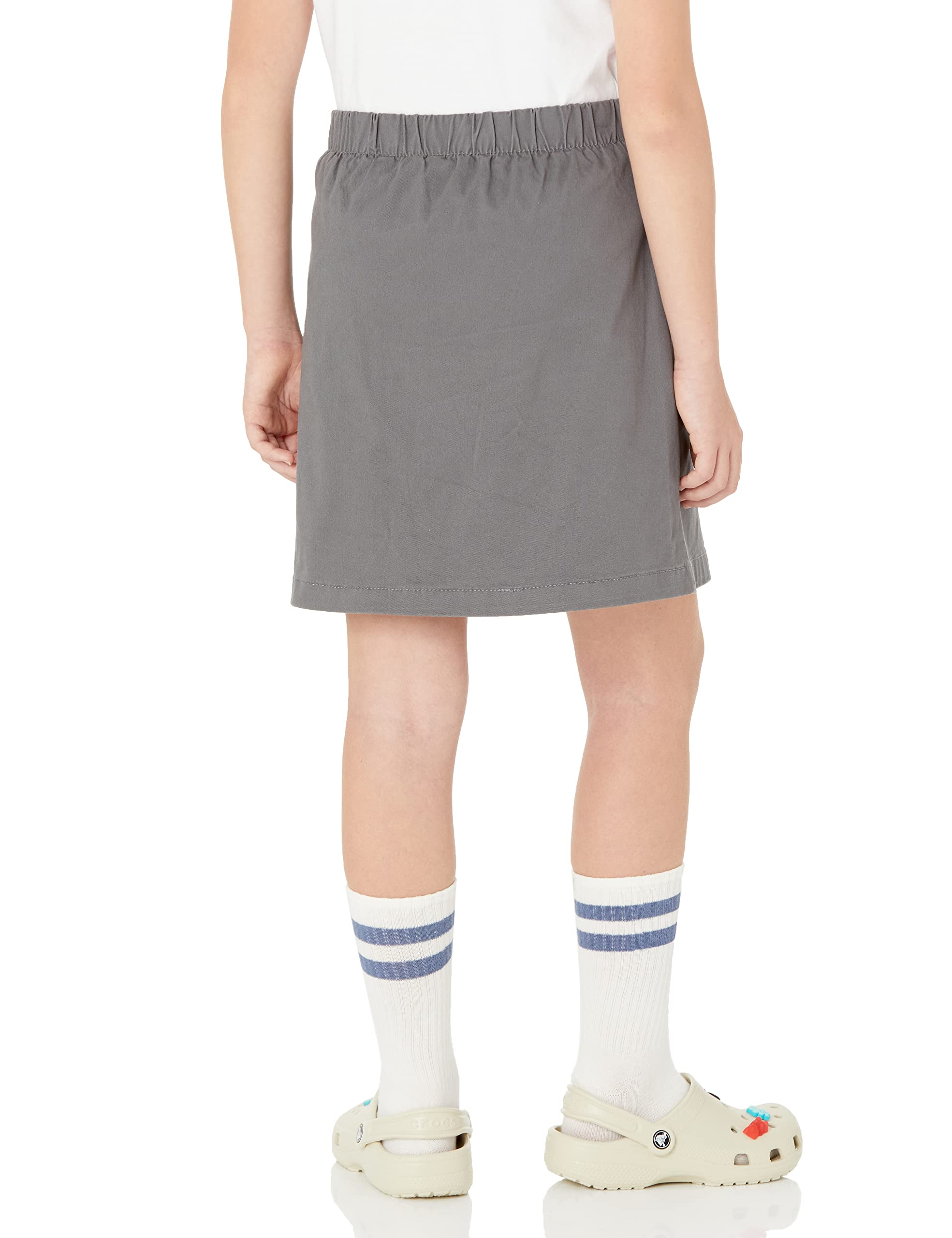Amazon Essentials Girls' Uniform Scooter Skirts Multipack - School Uniform Skirts for Girls, Comfortable Stretch Fabric, Perfect for School, Church & Formal Events