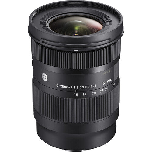 Sigma 16-28mm f/2.8 DG DN Contemporary Lens for Sony E Mount & Leica L Mount - Wide Angle Zoom Lens for Landscape, Architecture & Travel Photography